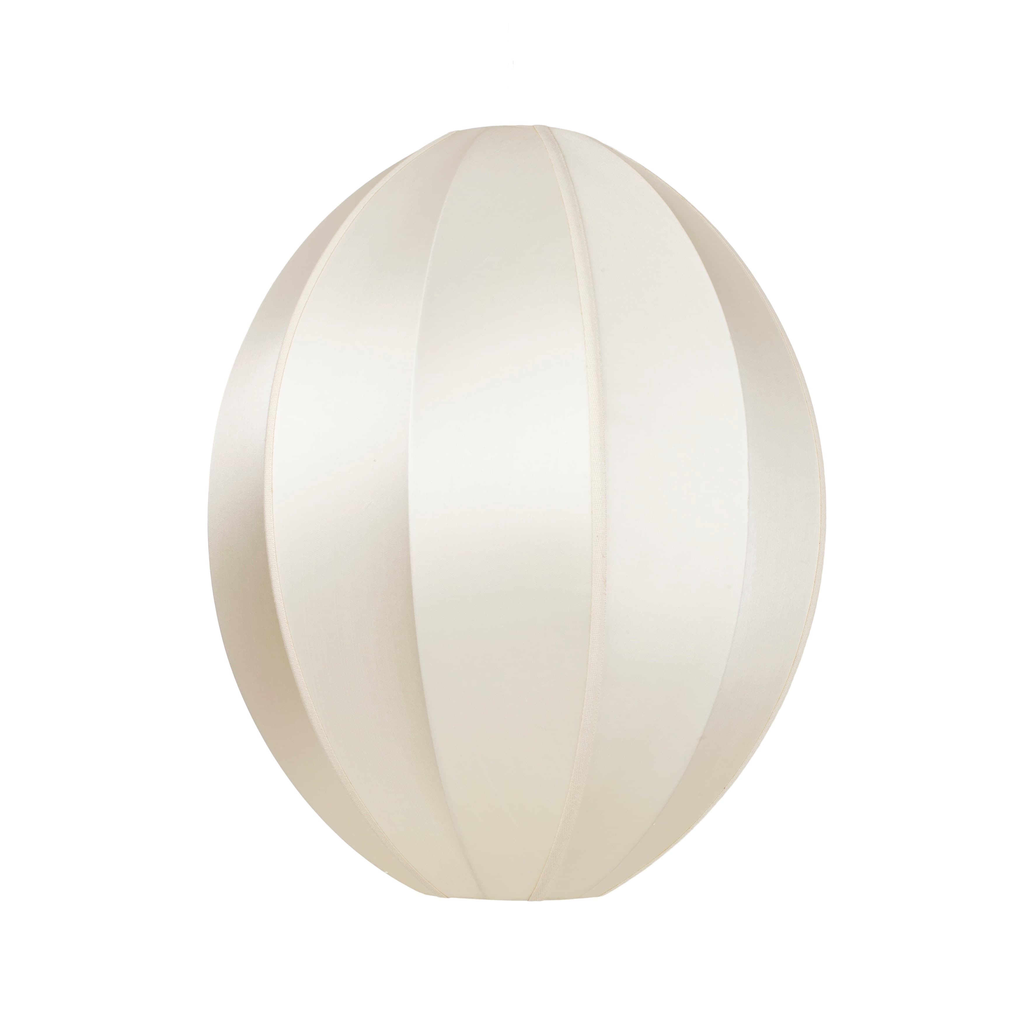 Oval l lampunvarjostin offwhite