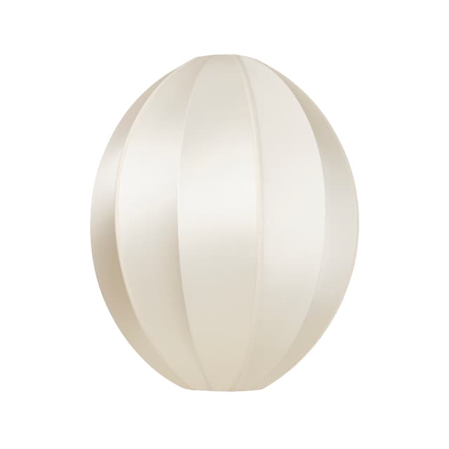 Oval l lampunvarjostin offwhite