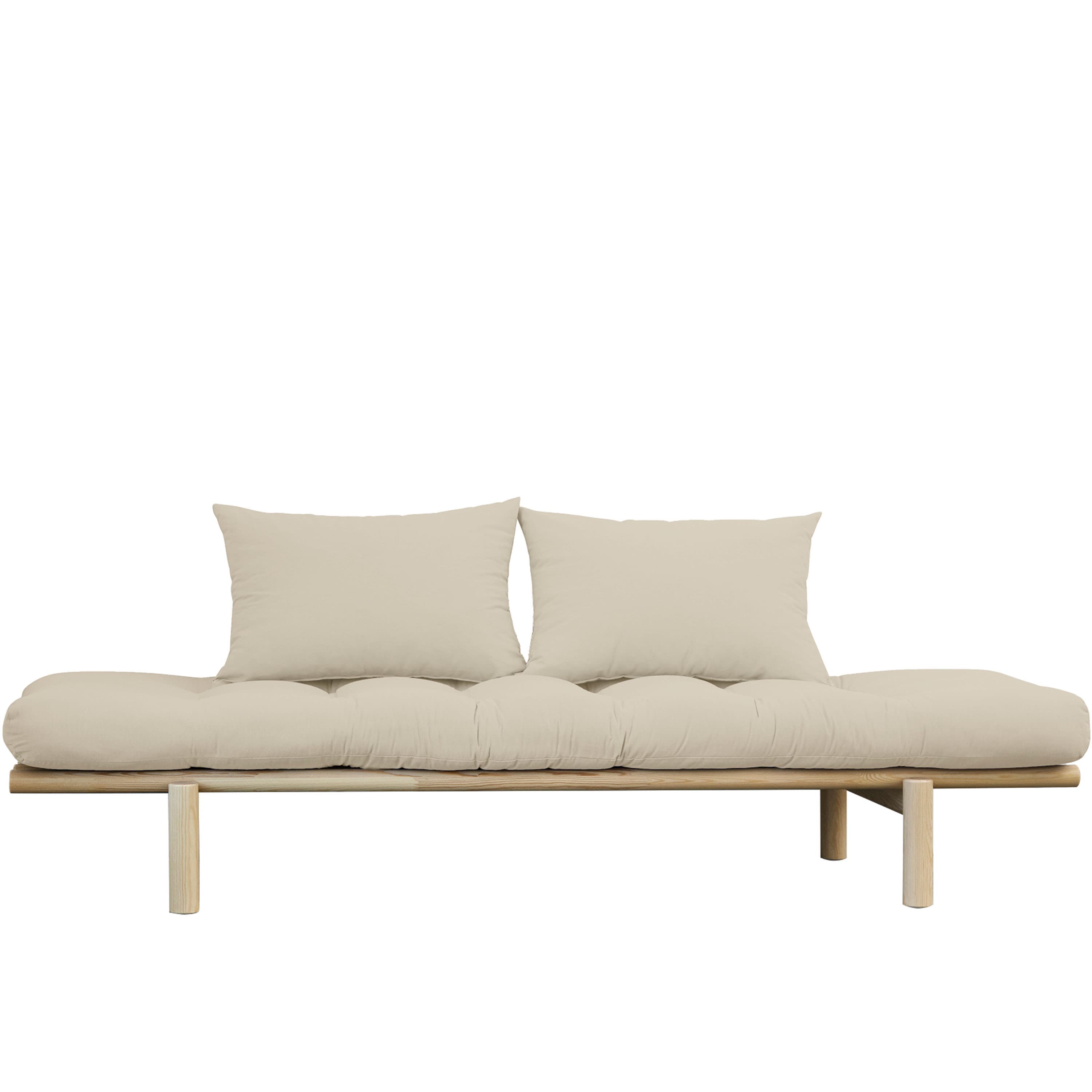 Pace Sohvasänky Luonnonväri/Beige 200 cm