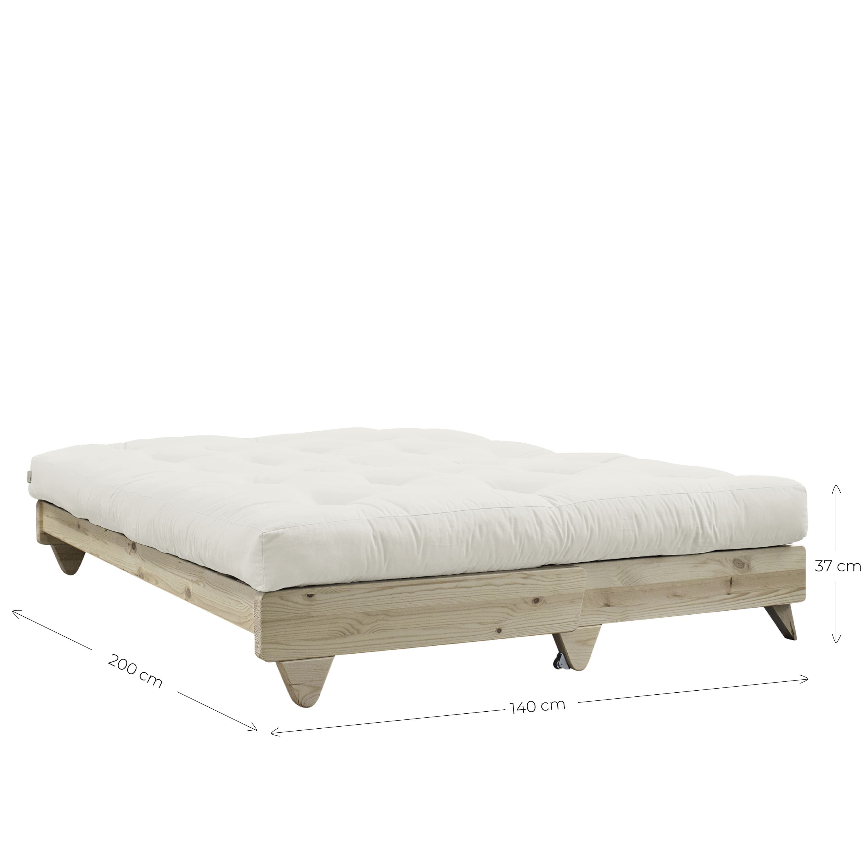 Fresh Vuodesohva Luonnollinen/Mokka 200 cm