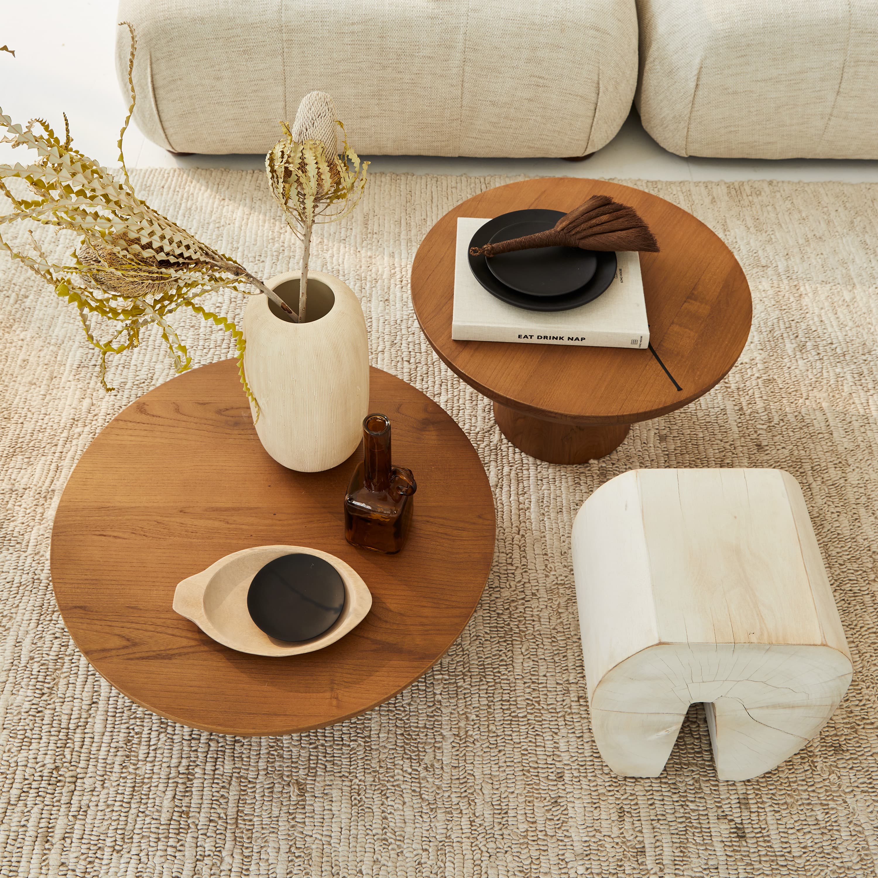 Rotondo Sohvapöytä Sunkay Wood L