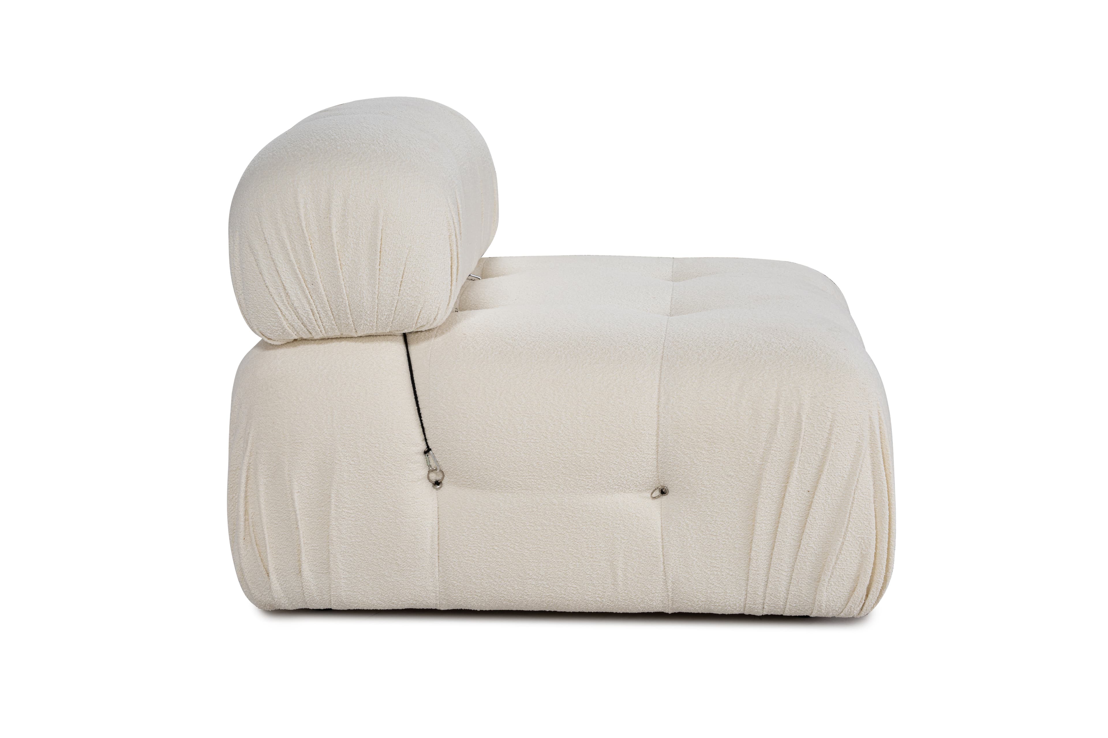 Blanca Keskimmäinen Moduuli White Bouclé