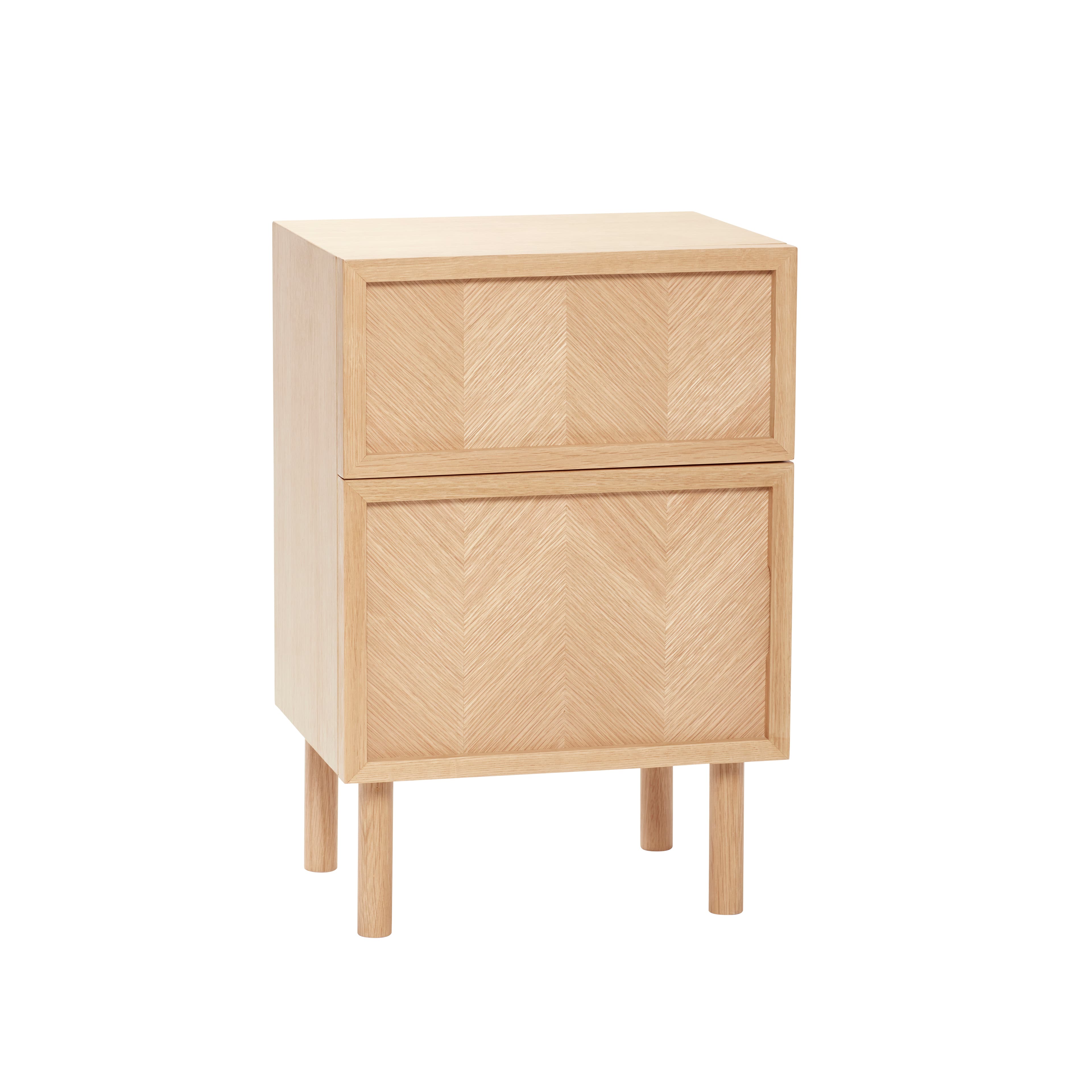 Herringbone Yöpöytä FSC Tammea