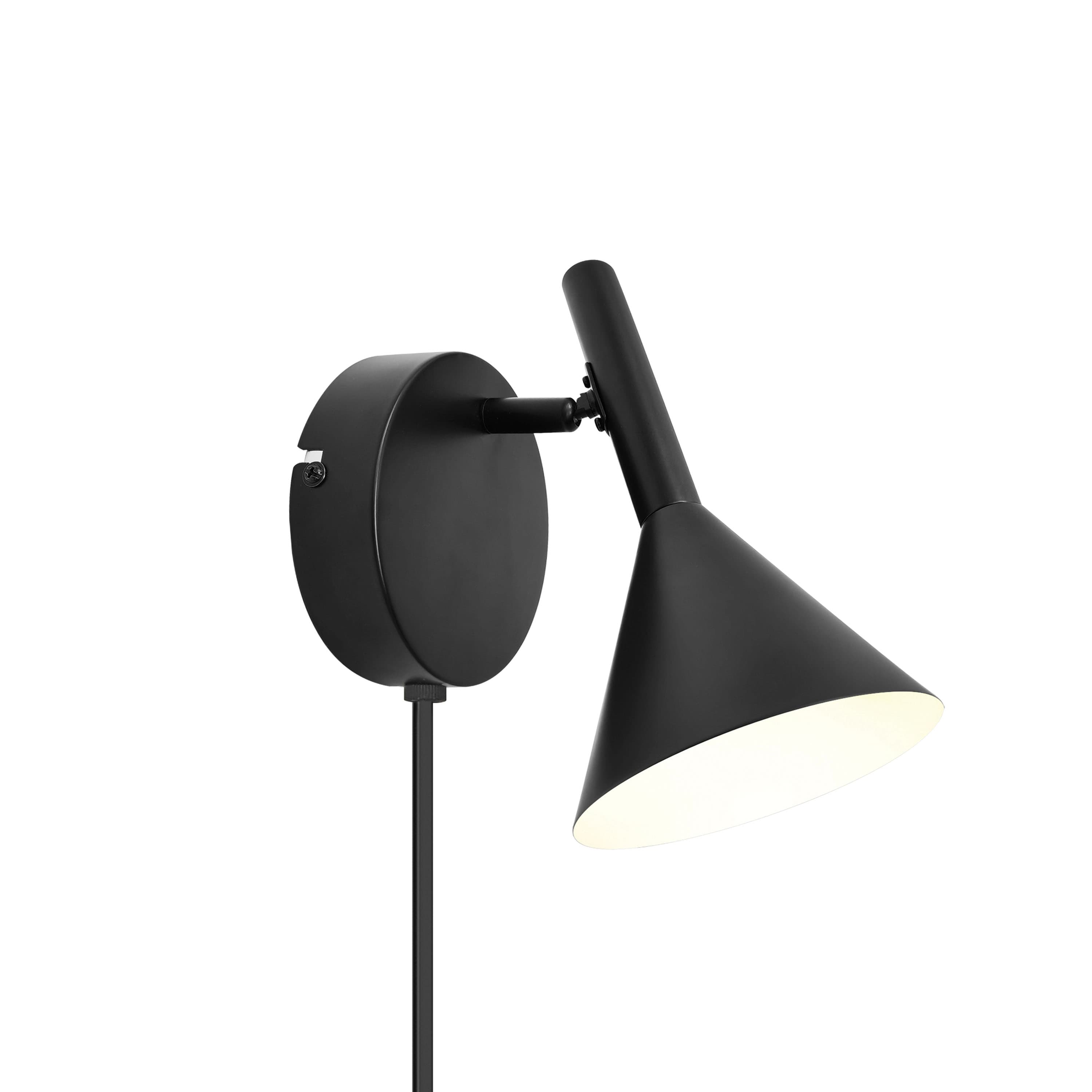 Kelvis Seinävalaisin Musta 19cm