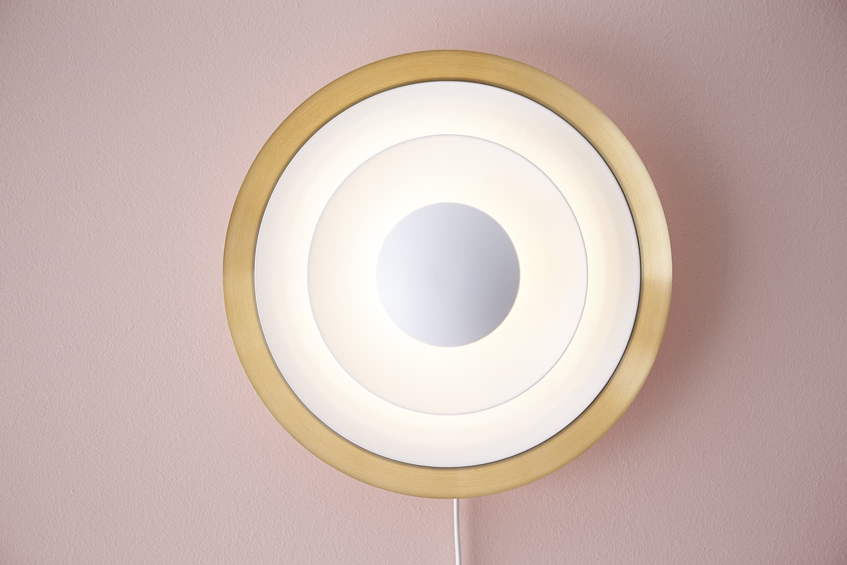 Diablo LED Seinävalaisin Messinki Ø 30