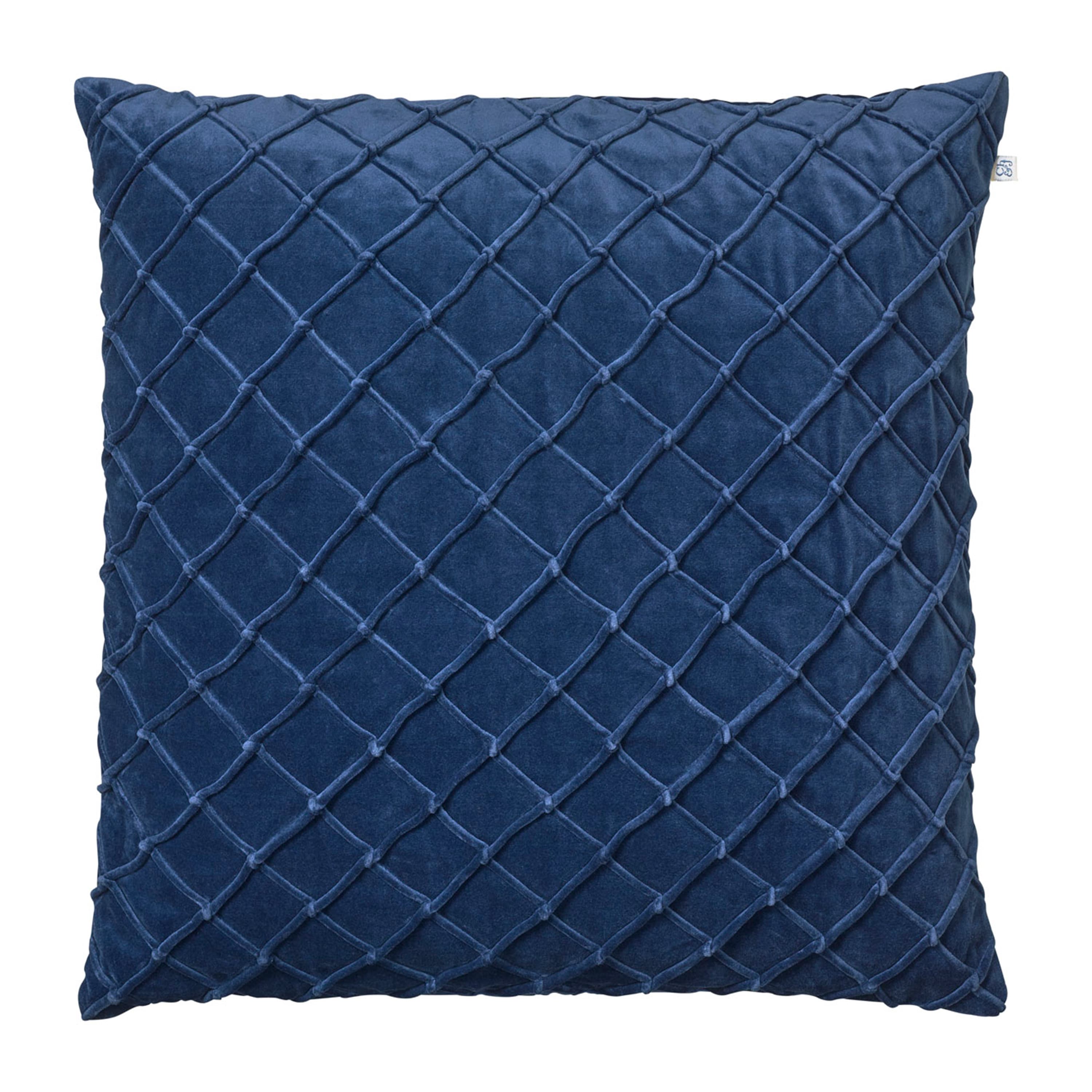 Deva Tyynynpäällinen Sametti Sininen 50x50