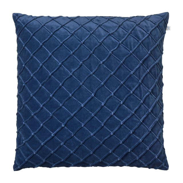Deva Tyynynpäällinen Sametti Sininen 50x50