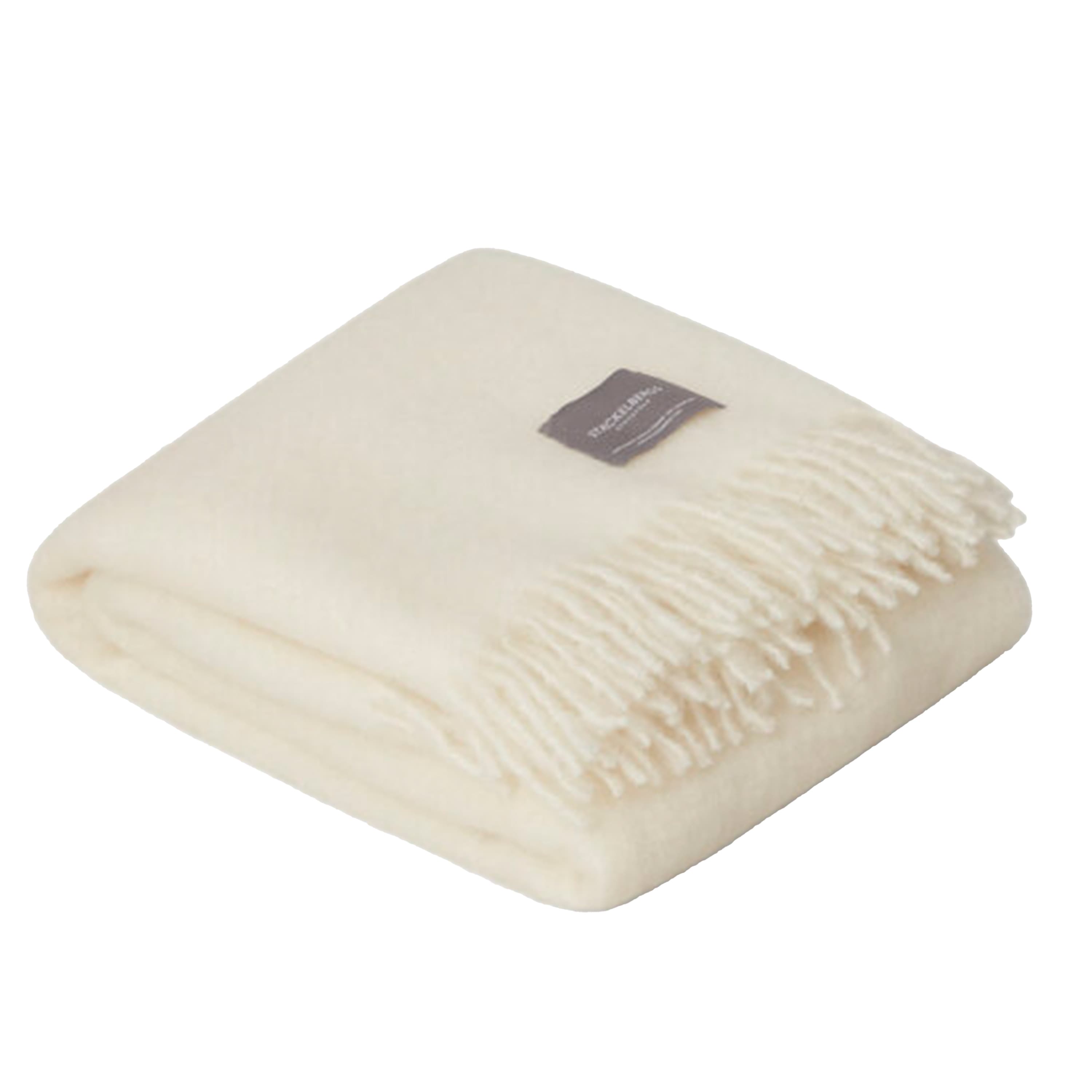 Mohair Torkkupeitto Bright White