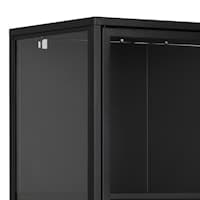 Neah Vitriinikaappi Black 180 cm