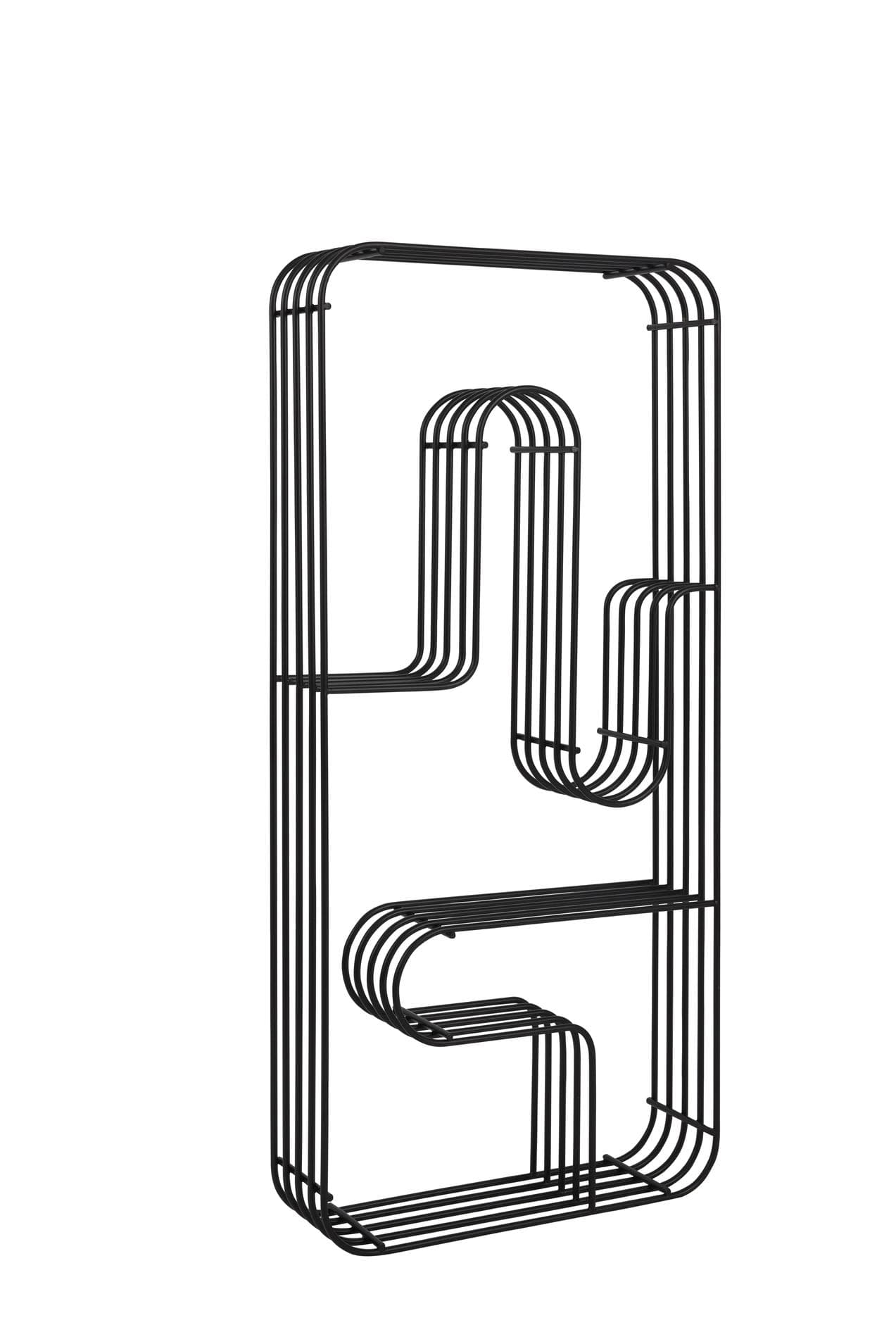 Curva Display Rectangular Seinähylly Black