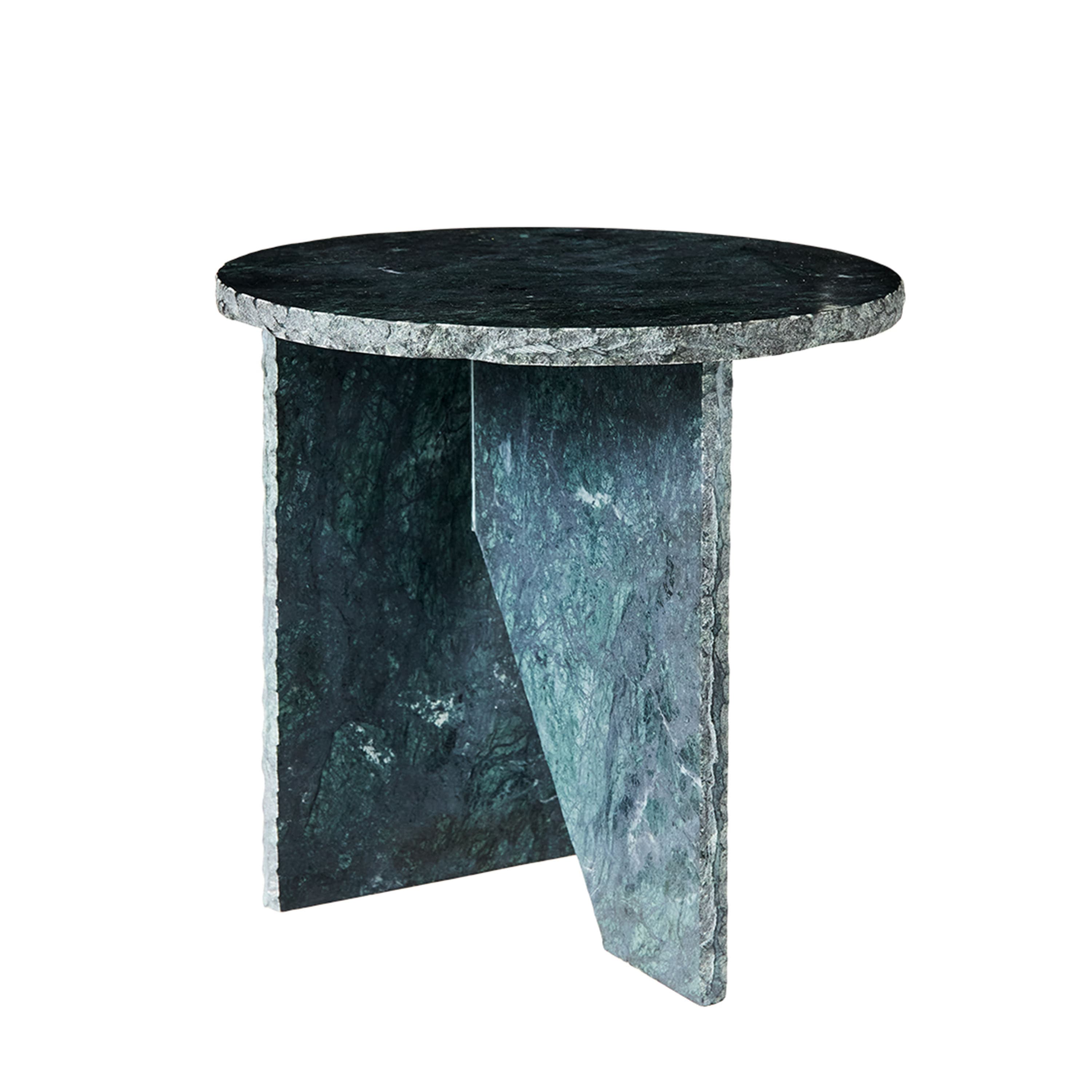 Verde Sivupöytä Green Marble Ø40