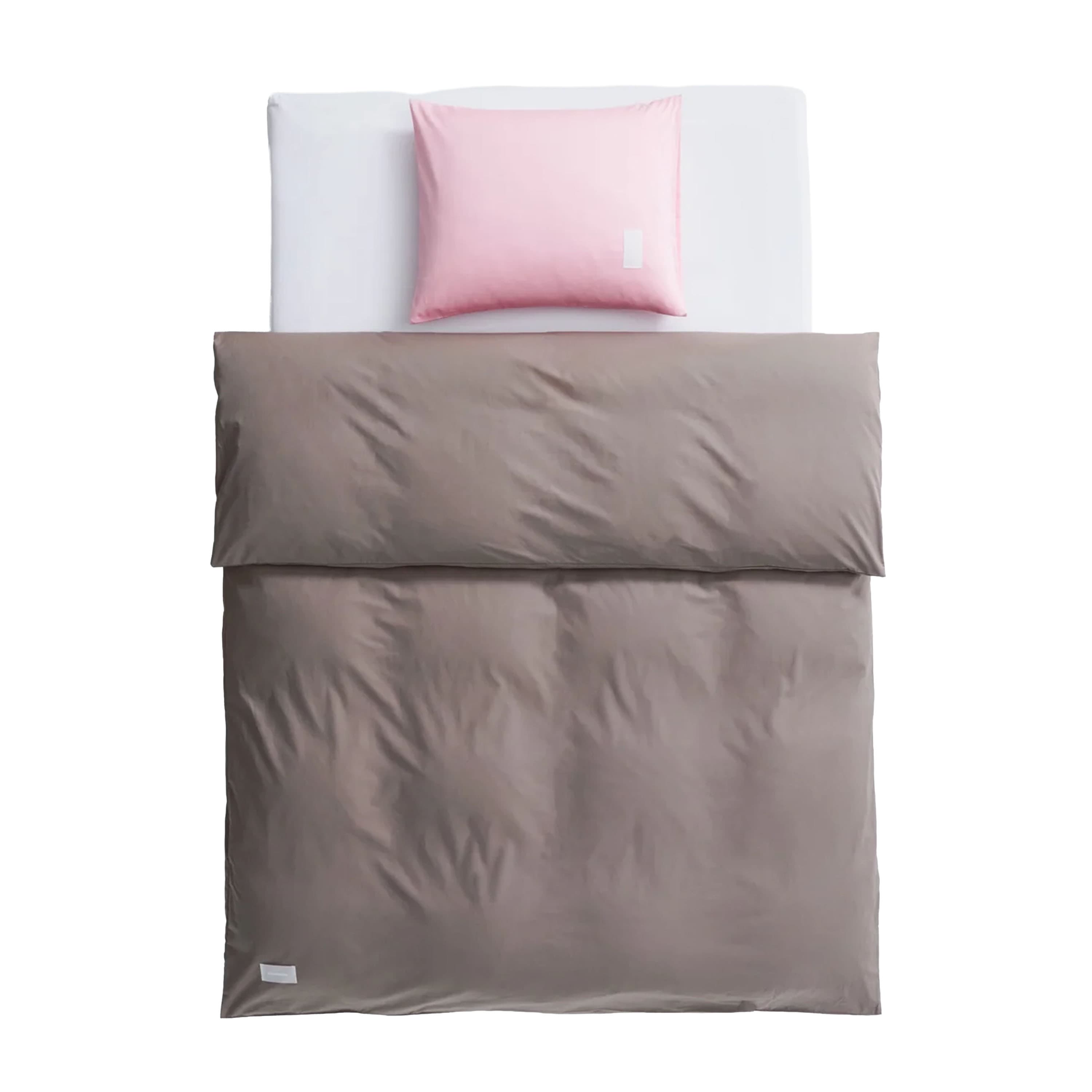 Pure Poplin Pussilakanasetti Mud 150x210
