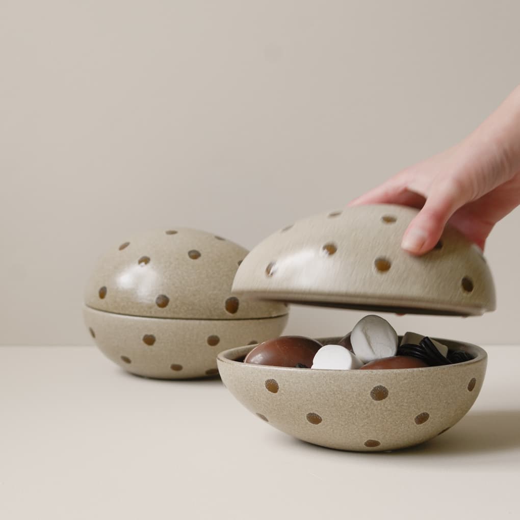 Nest Pääsiäismuna Beige Dot