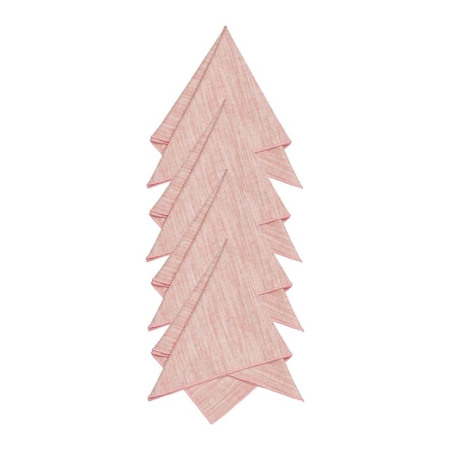 Sabina Lautasliina Vaaleanpunainen 45x45 4-pakkaus