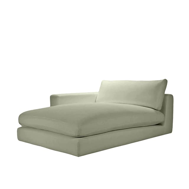 Capri 1,5-istuttava divaanimoduuli vasen käsinoja Green 142x184