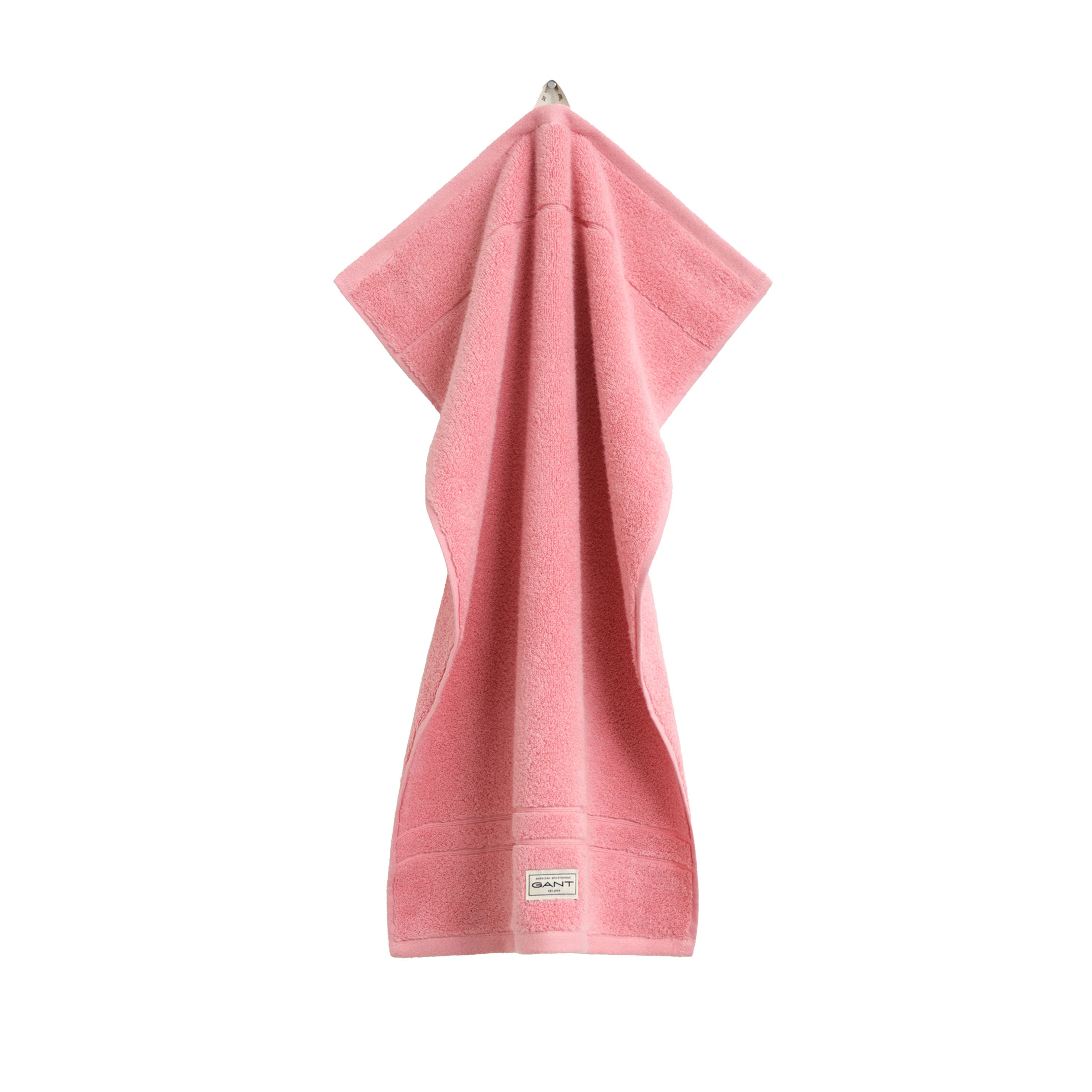 Organic Premium Terry Käsipyyhe Washed Pink 50x70