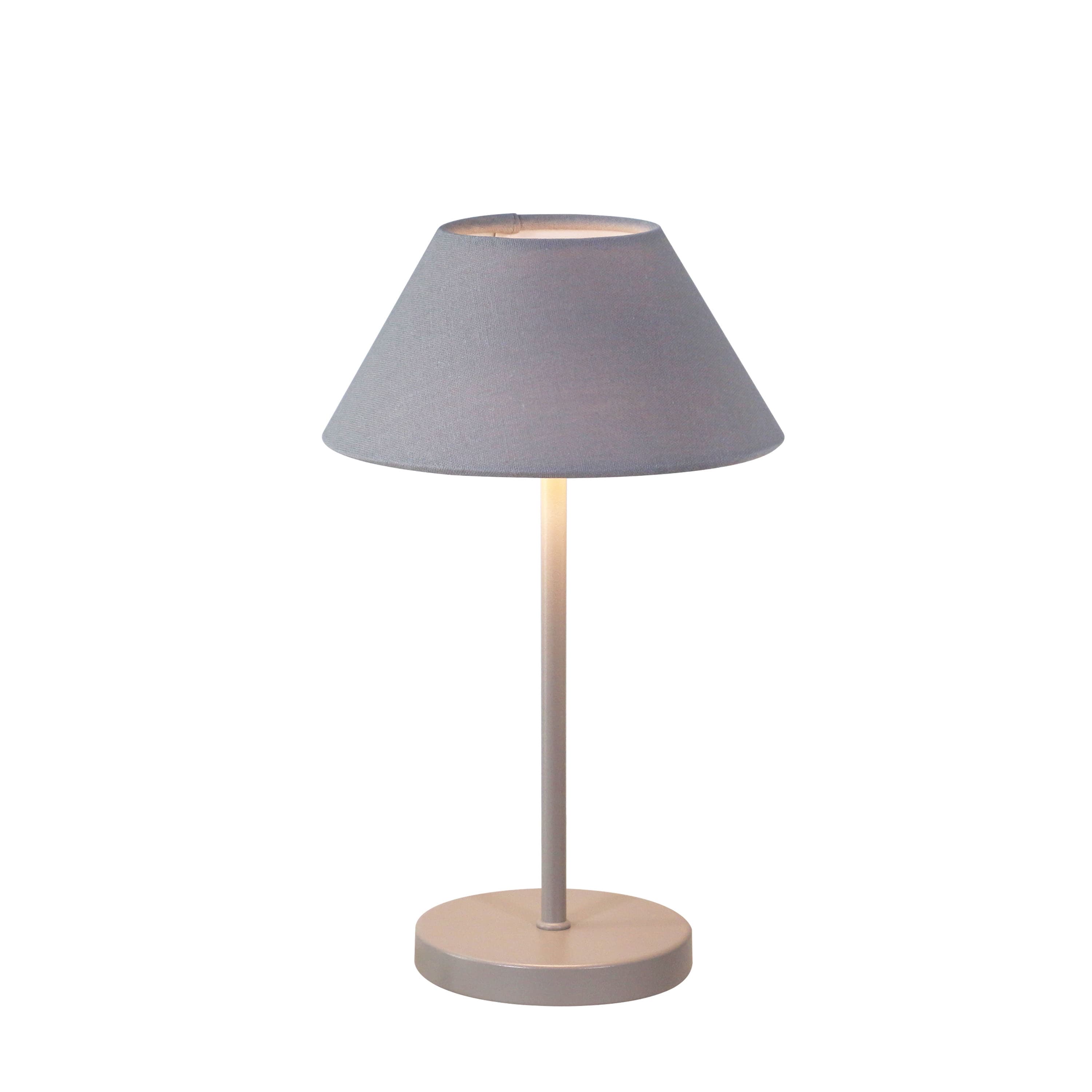 Teya Kannettava Pöytävalaisin Warm Grey 26cm