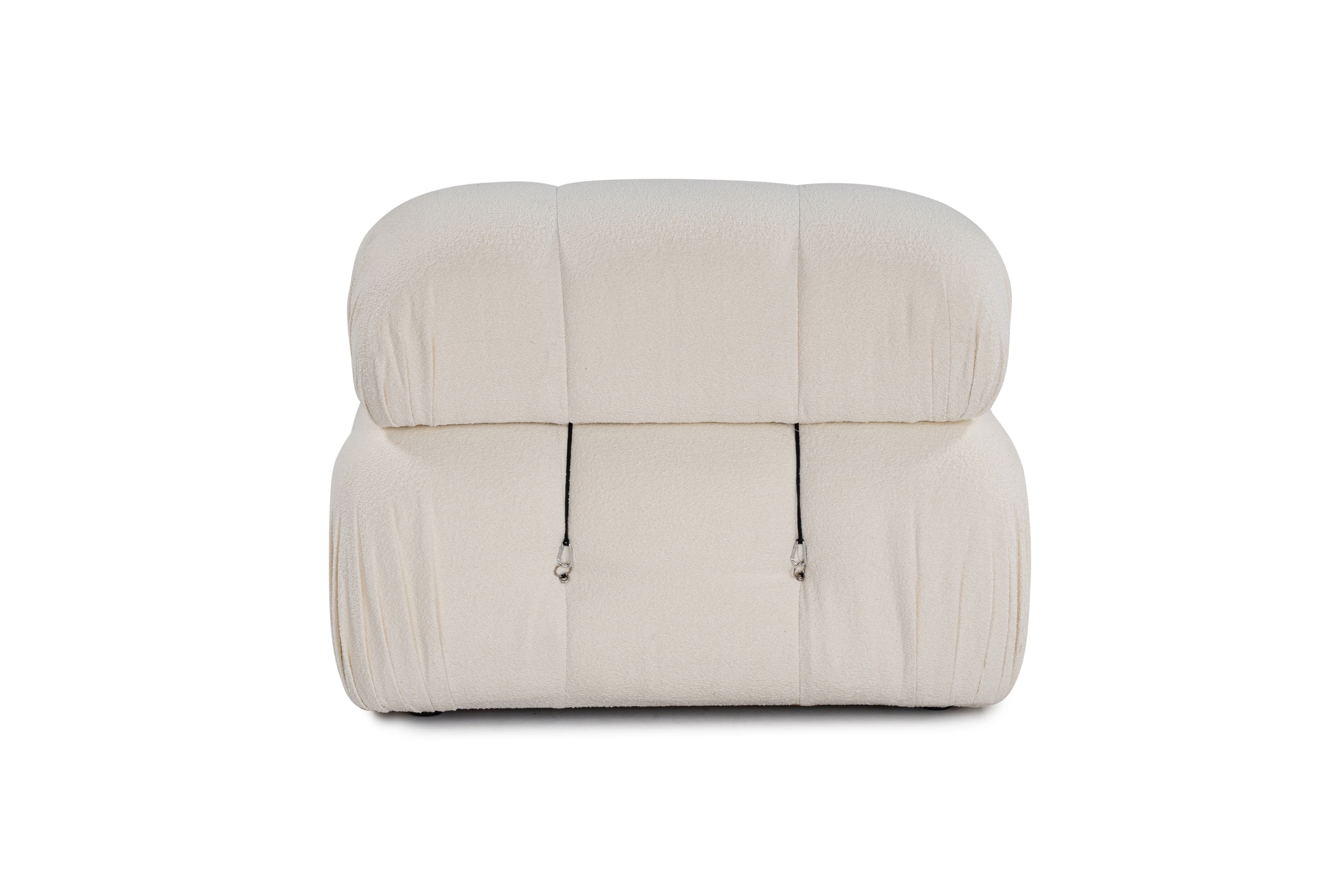 Blanca Vasen Moduuli White Bouclé