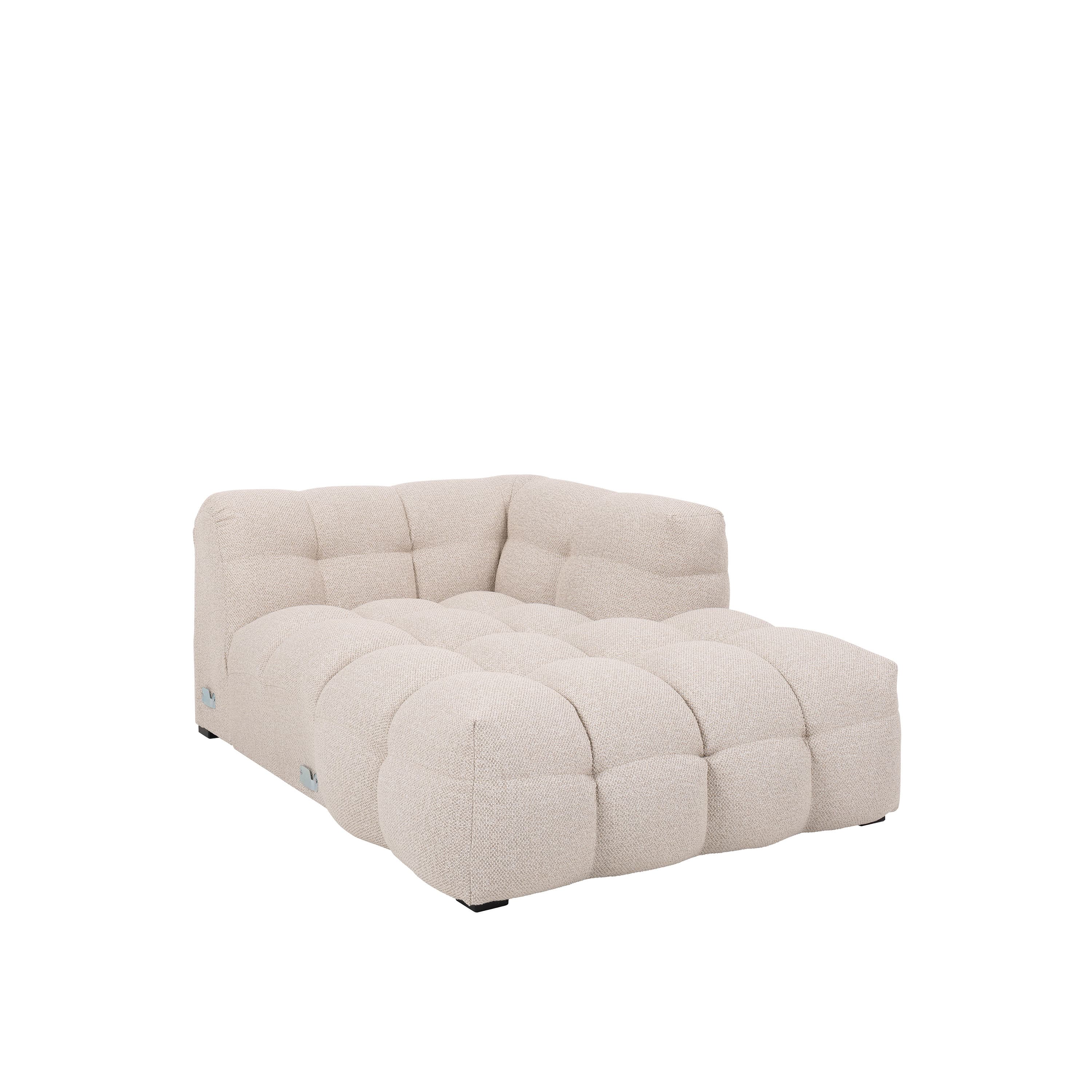 Billie Siatlongimoduuli Oikea Käsinoja Beige Bouclé 118cm