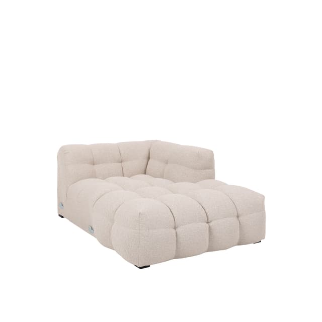 Billie Siatlongimoduuli Oikea Käsinoja Beige Bouclé 118cm