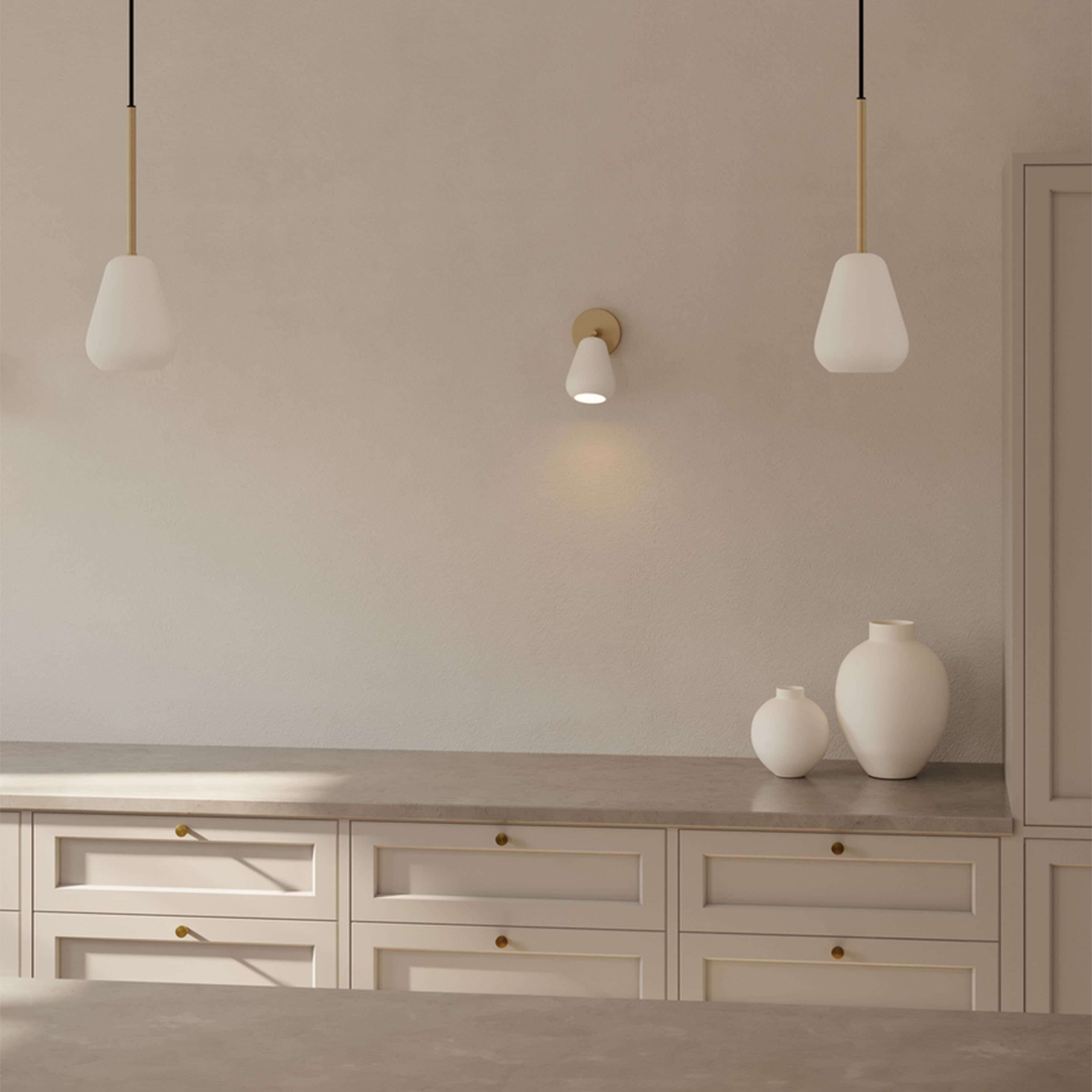 Anoli Spot kattovalaisin Nordic Gold/White
