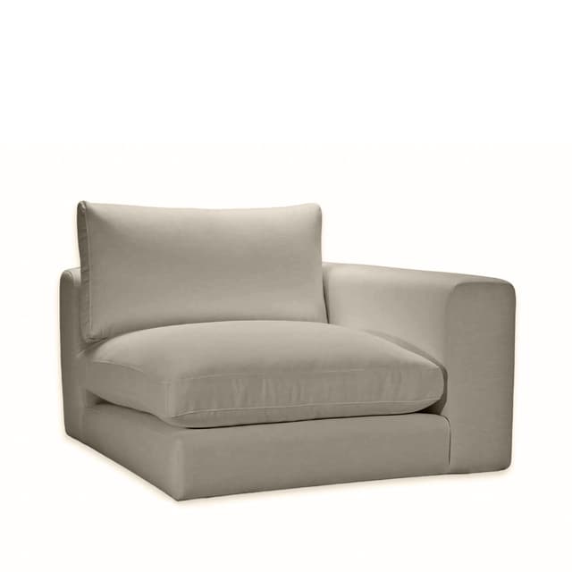 Capri 1-istuttava sohvaosa oikea käsinoja Beige 107cm