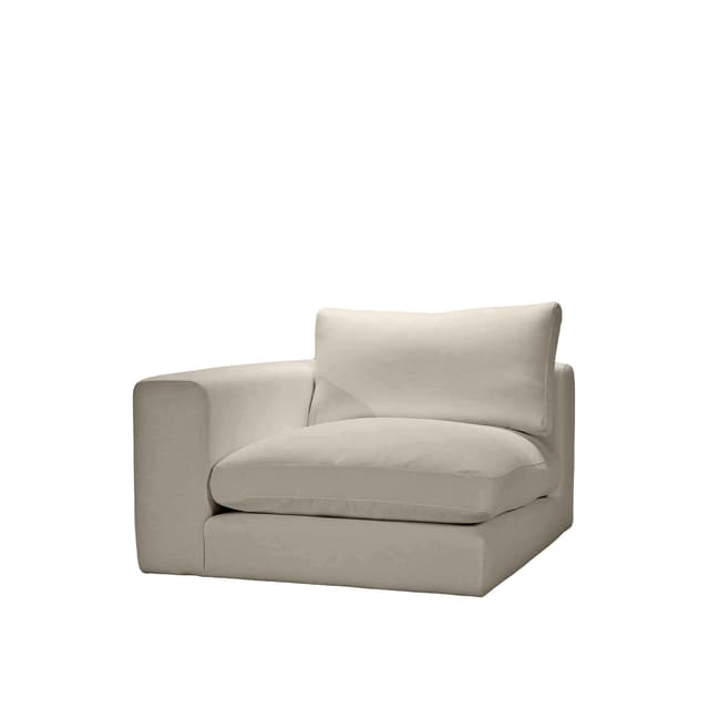 Capri 1-istuttava sohvaosa vasen käsinoja Taupe 107cm
