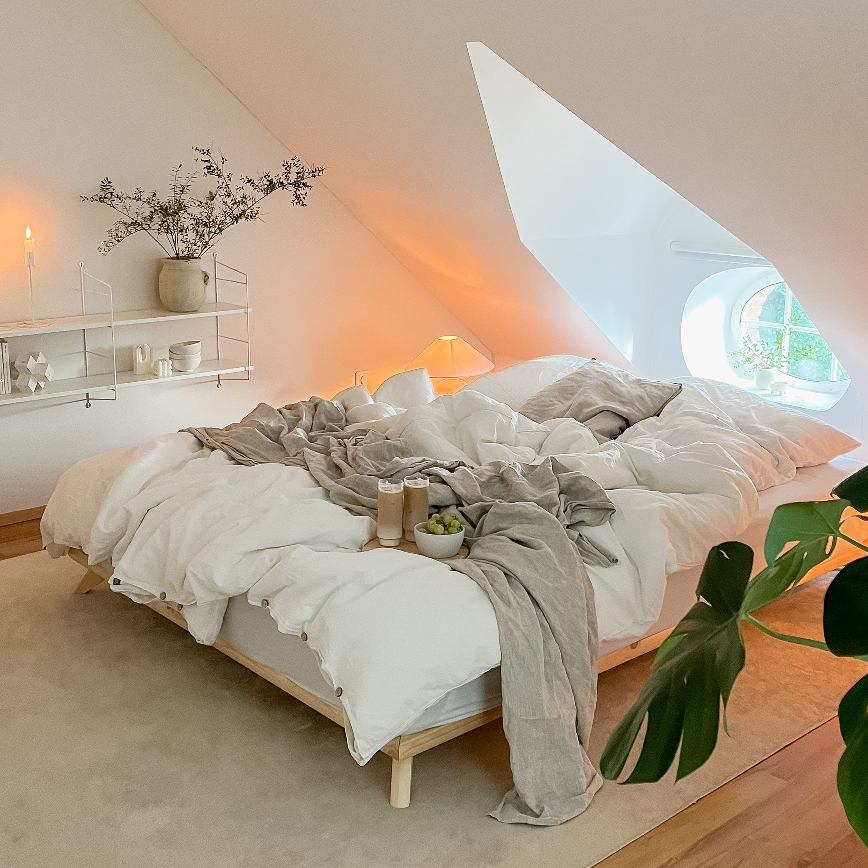 Senza Sängynrunko Luonnollinen 180 cm