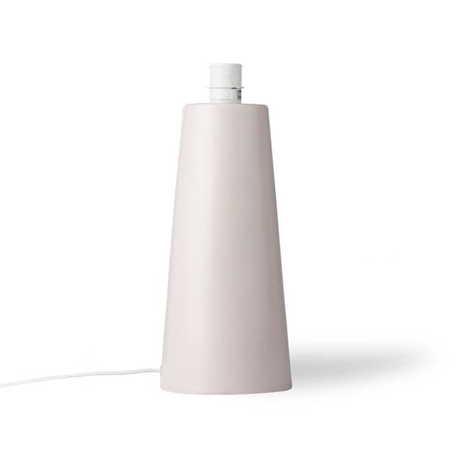 Cone lampunjalka vaalea matta nahka 40cm