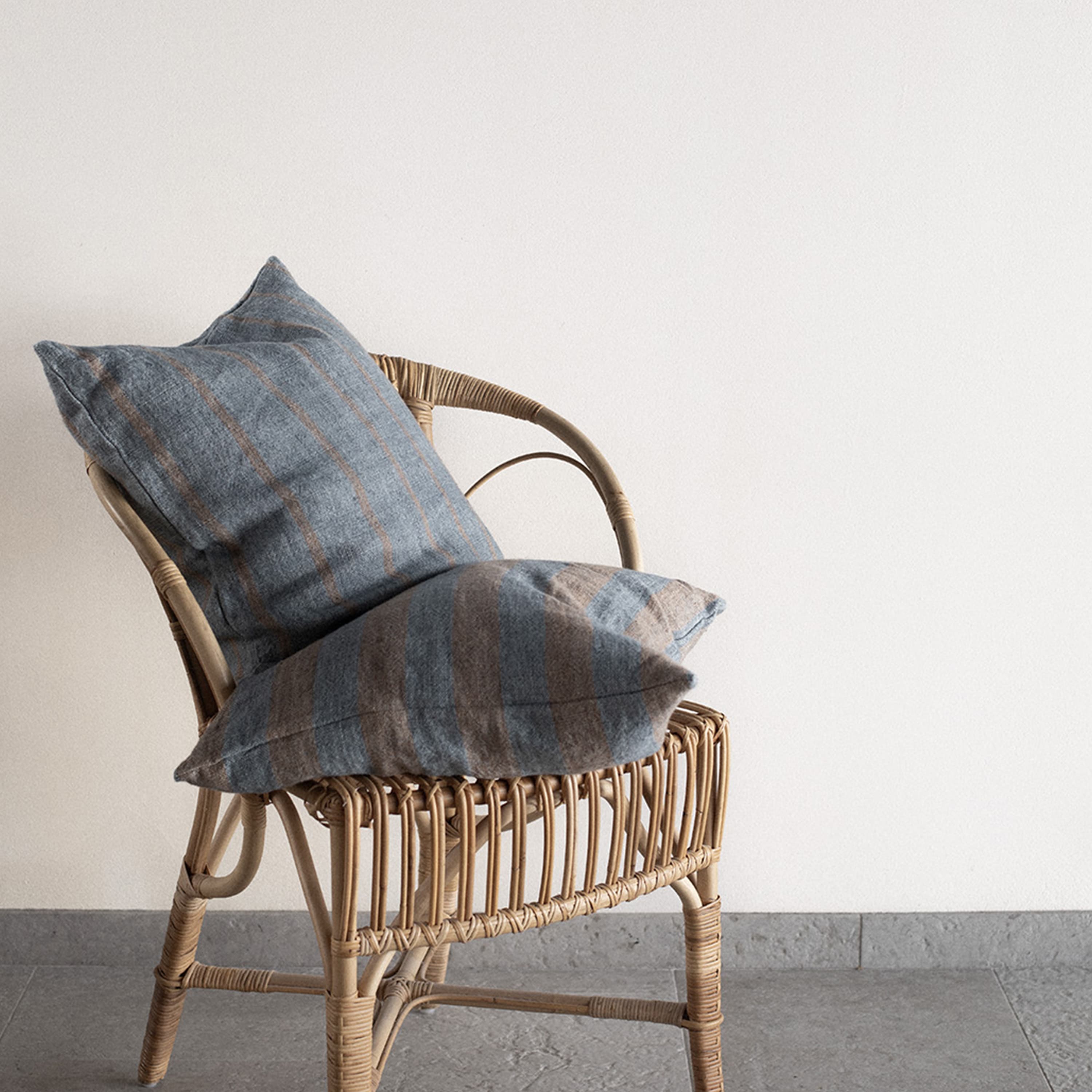 Melvin tyynynpäällinen beige stripe 50x50