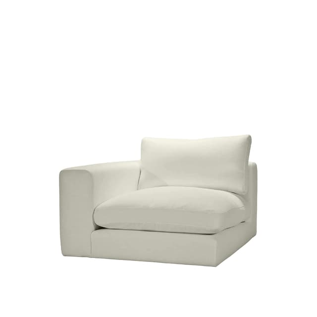 Capri 1-istuttava sohvamoduuli vasen käsinoja, beige 107cm