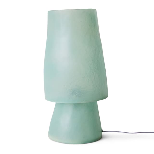 Glassfiber Pöytävalaisin Petrol Blue 51 cm