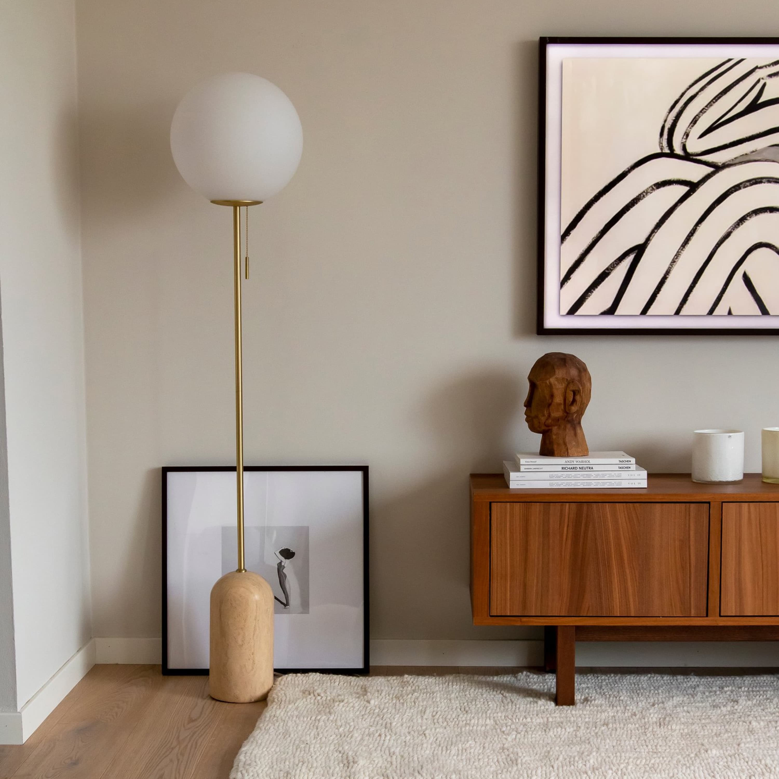 Torrano Lattiavalaisin Beige/Valkoinen