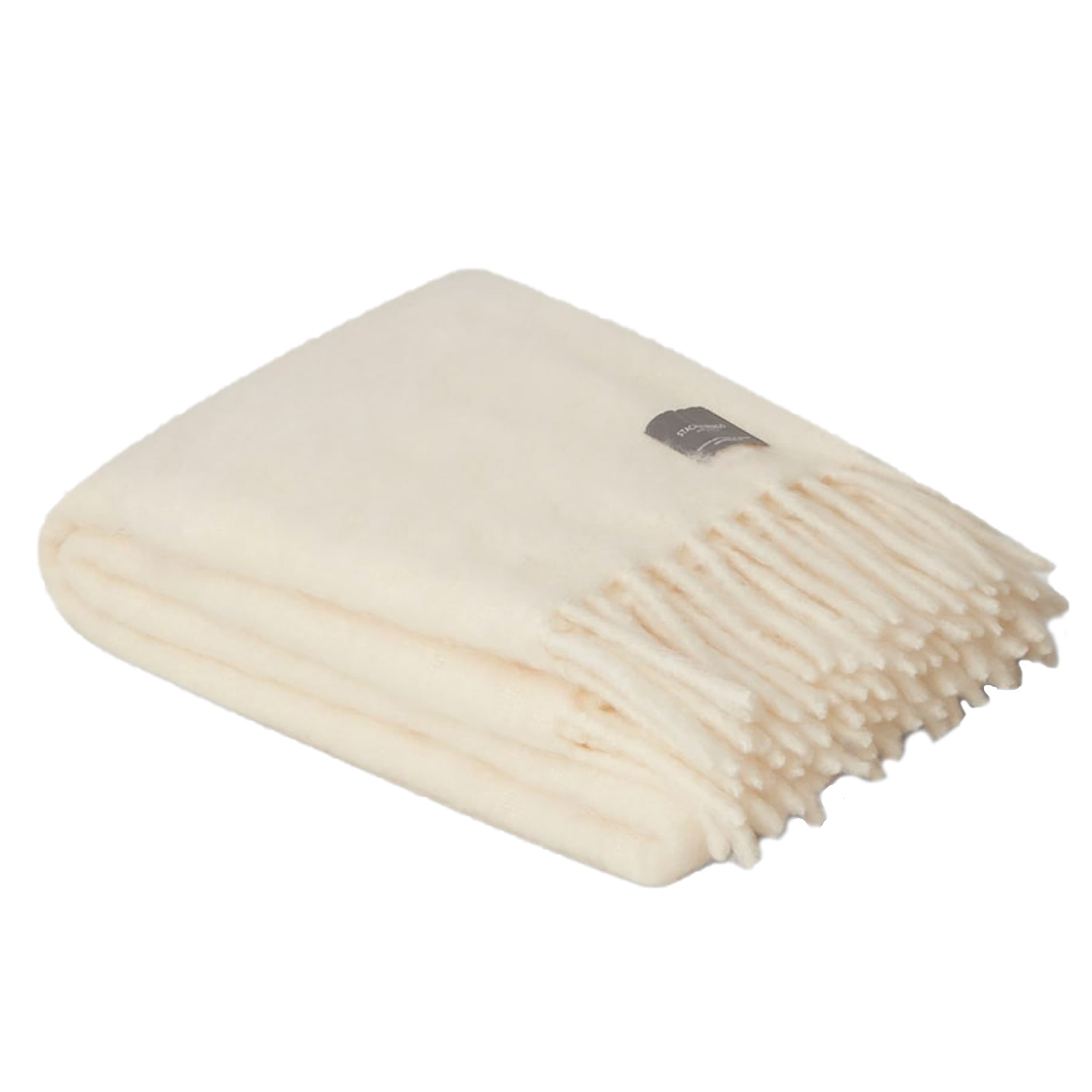 Luxury Kid Mohair Huopa Pure White