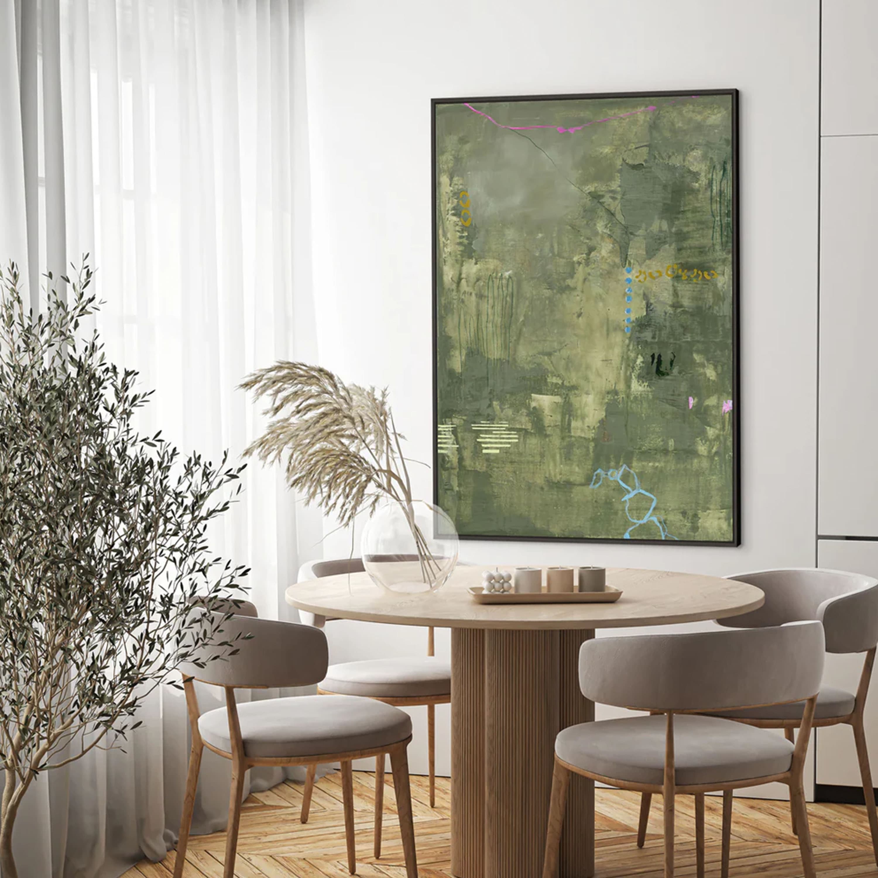 Green Petite Taulu Musta Kehys 90x120