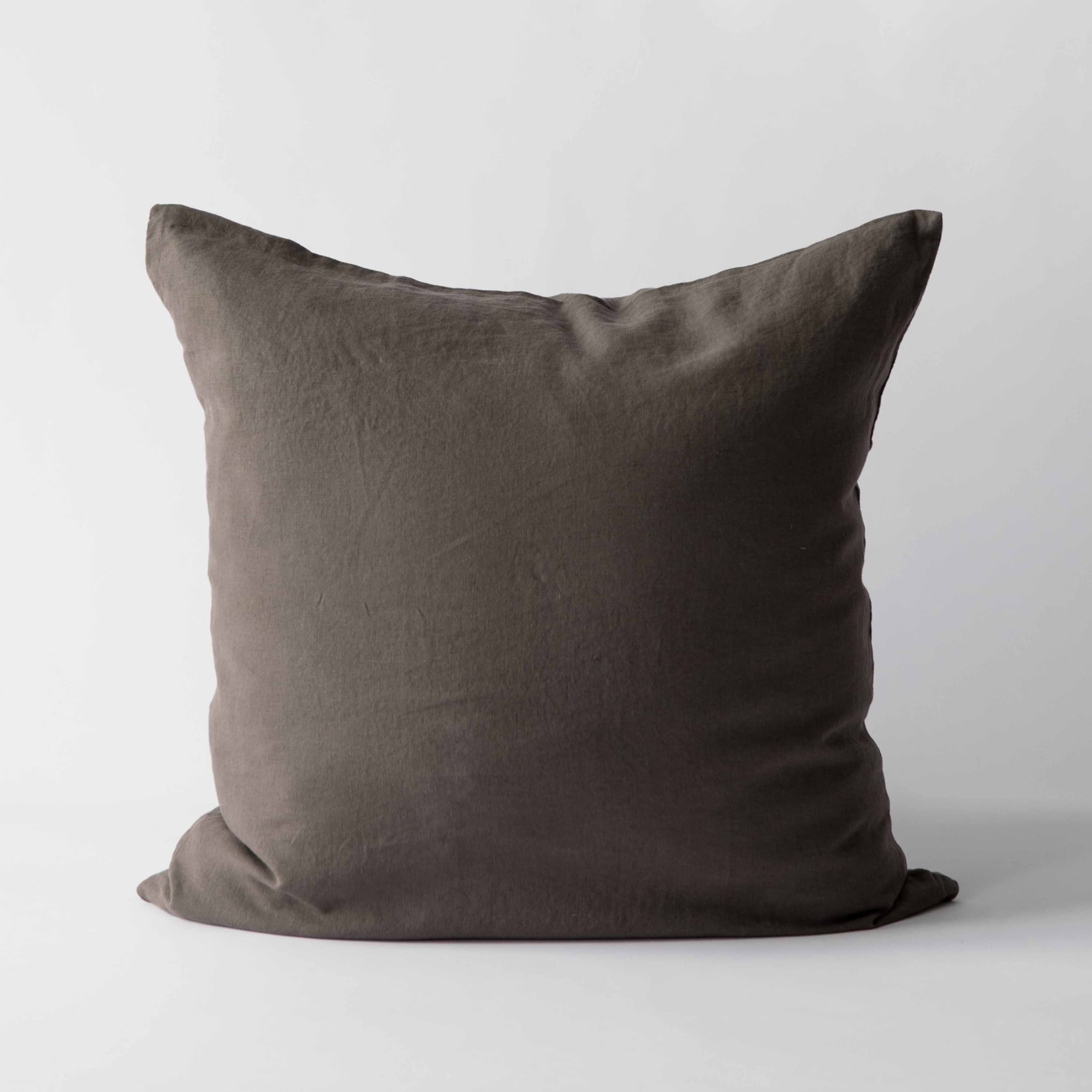 Tyynynpäällinen/Tyynyliina Pellava Taupe 65x65