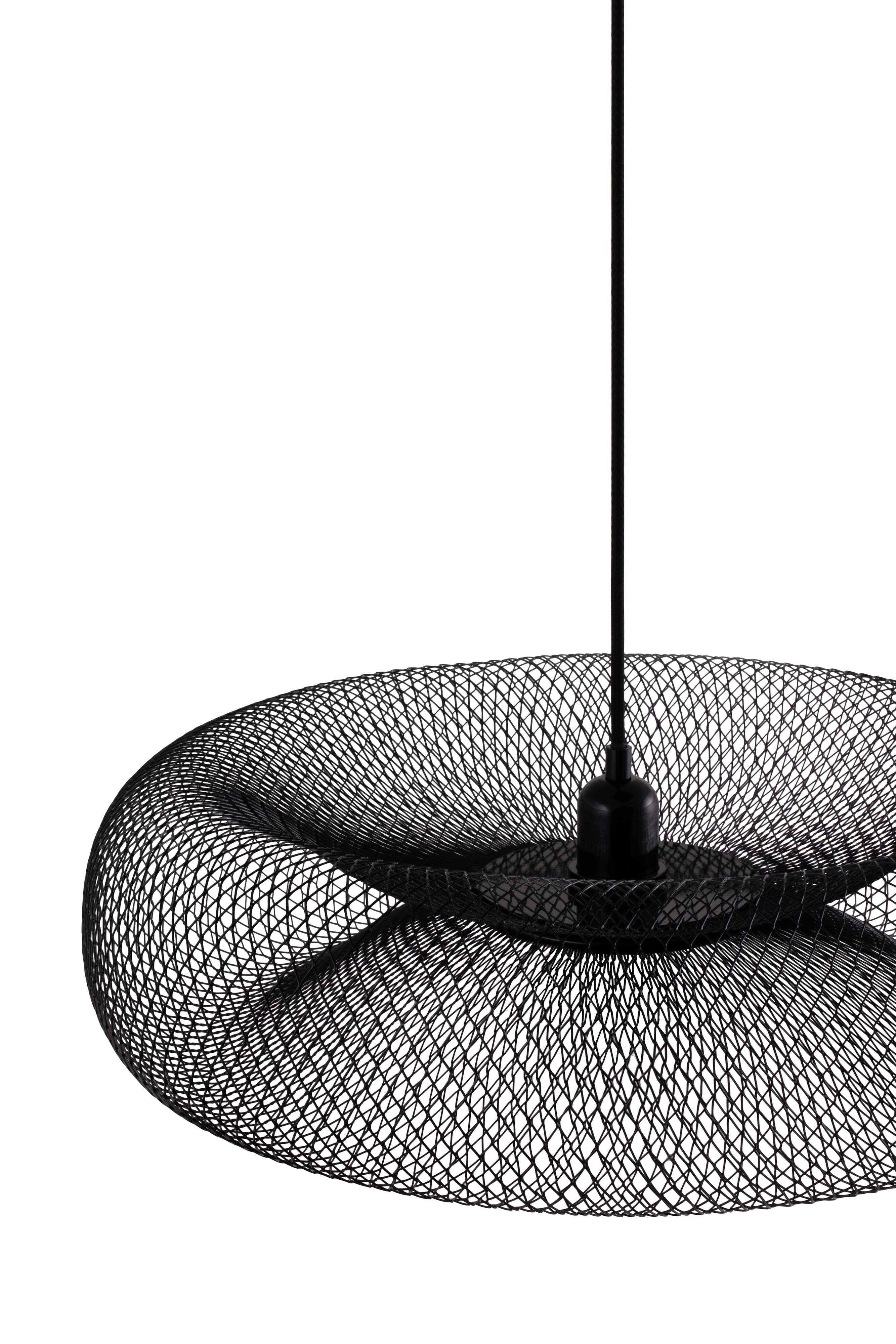 Torus Kattokruunu Musta Ø50