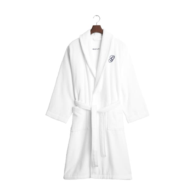 Embroidery Kylpytakki White XLarge