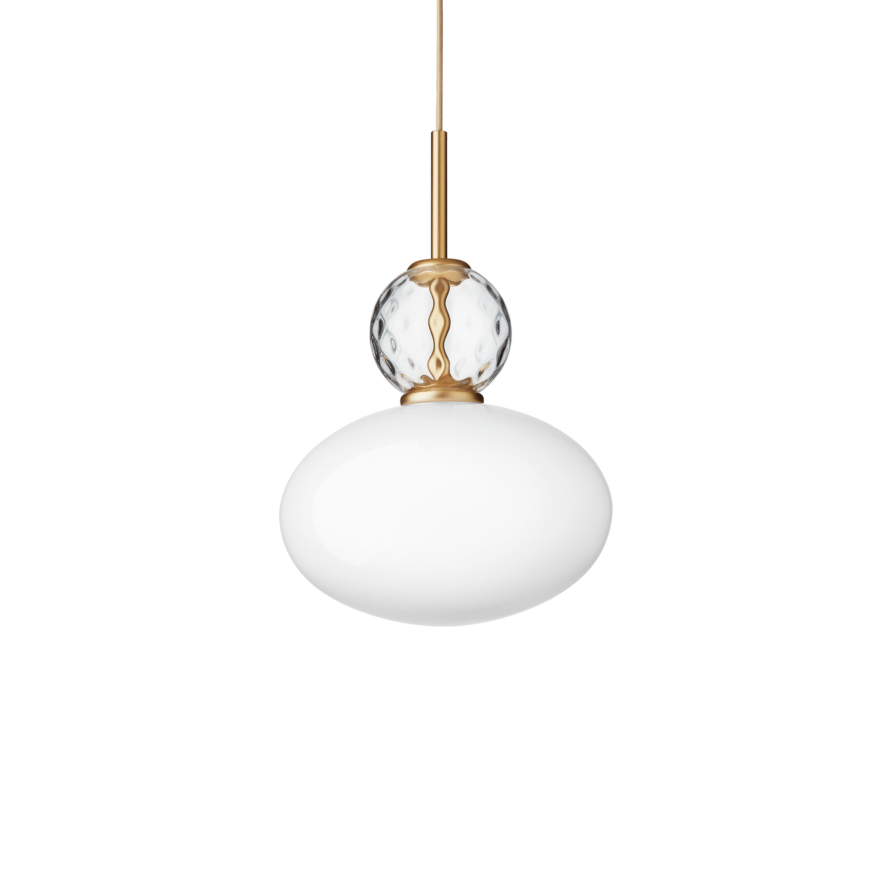 Rizzatto 32 kattovalaisin Satin Brass/Opal