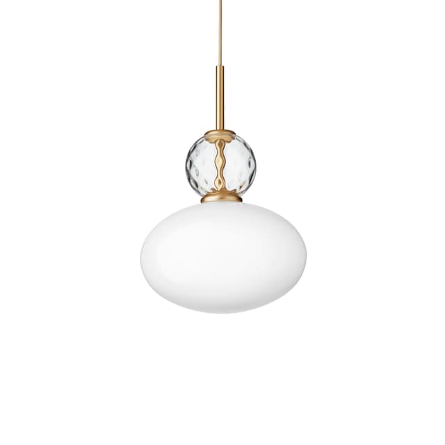 Rizzatto 32 kattovalaisin Satin Brass/Opal