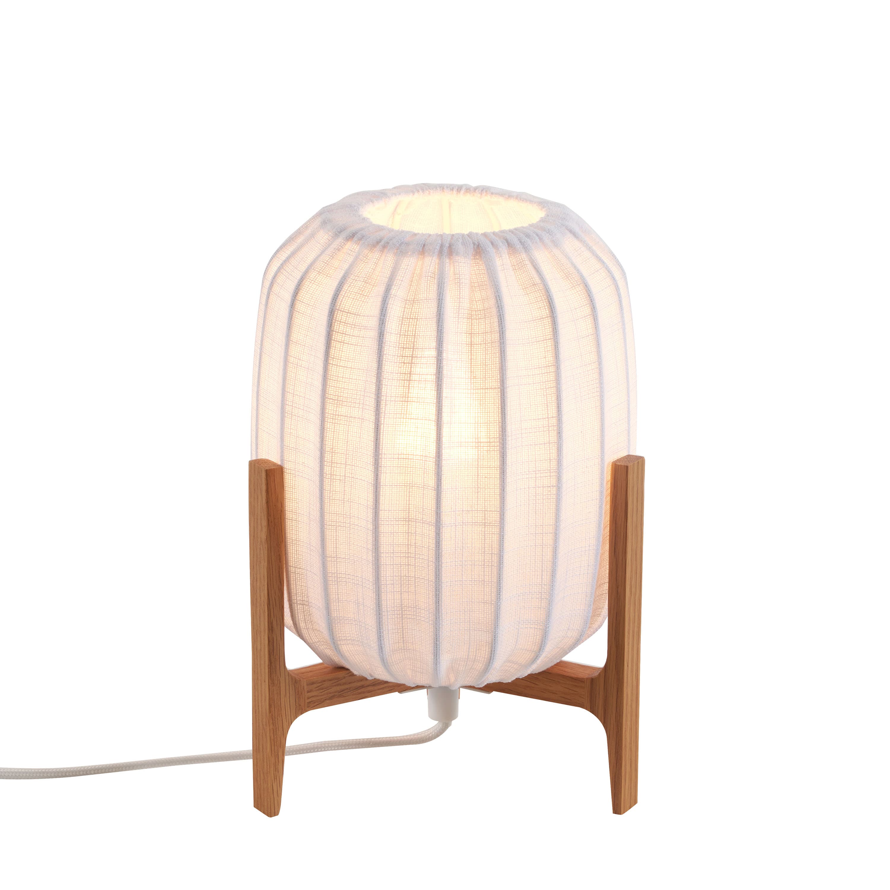 Prisma Mini Pöytävalaisin Oak/White 24cm