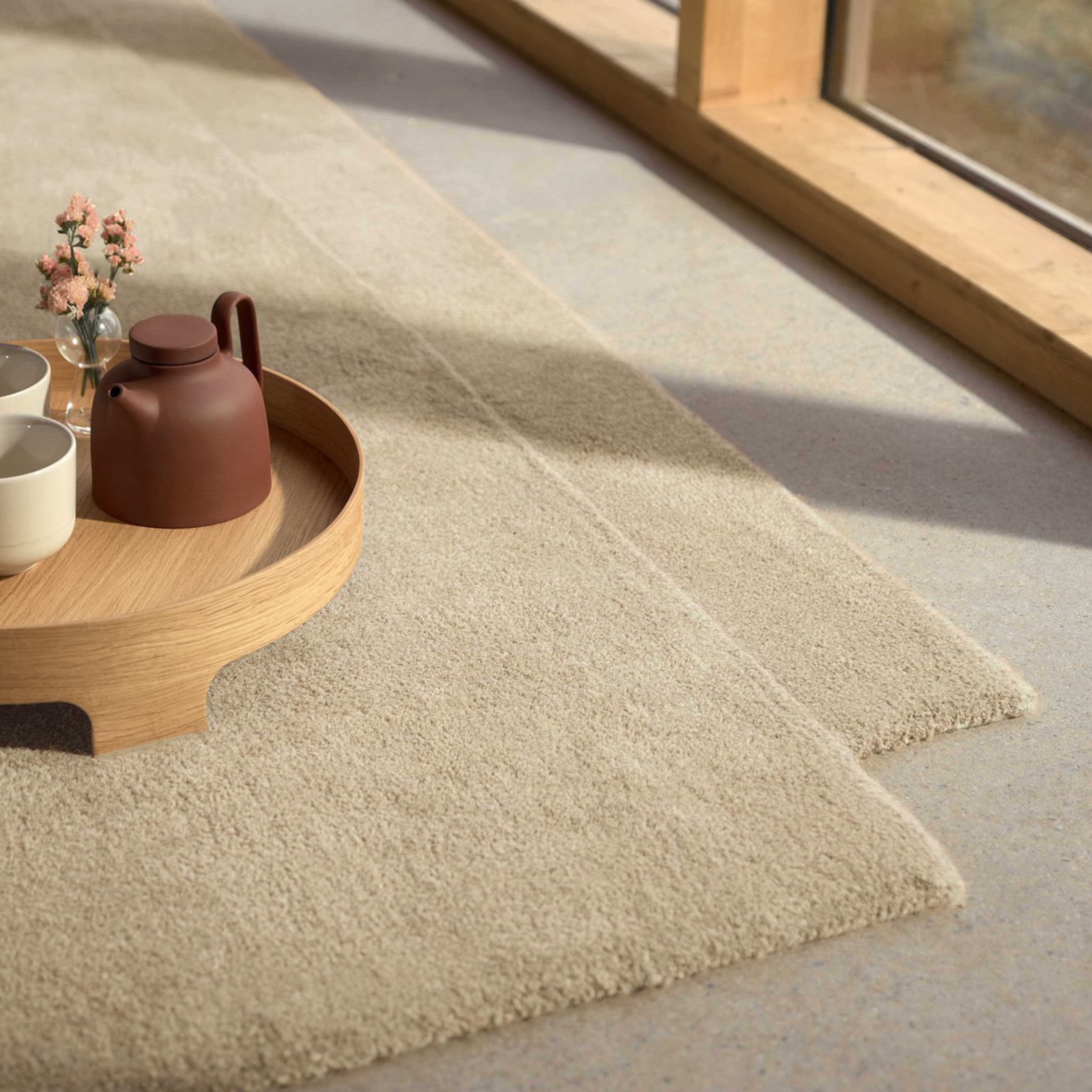 Level Ullmatta Beige 200x300