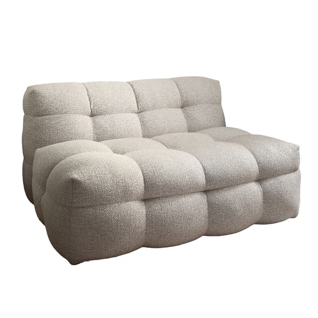 Billie Loungetuoli Beige Bouclé 120 cm