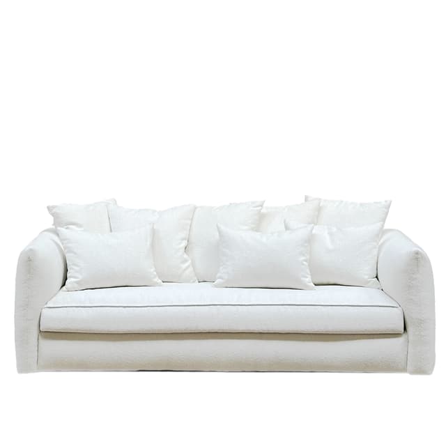 Cornell-sohva Bouclé Classic Offwhite 225cm