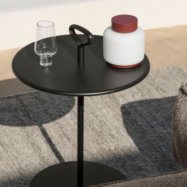 Porter Sivupöytä Black Ø42