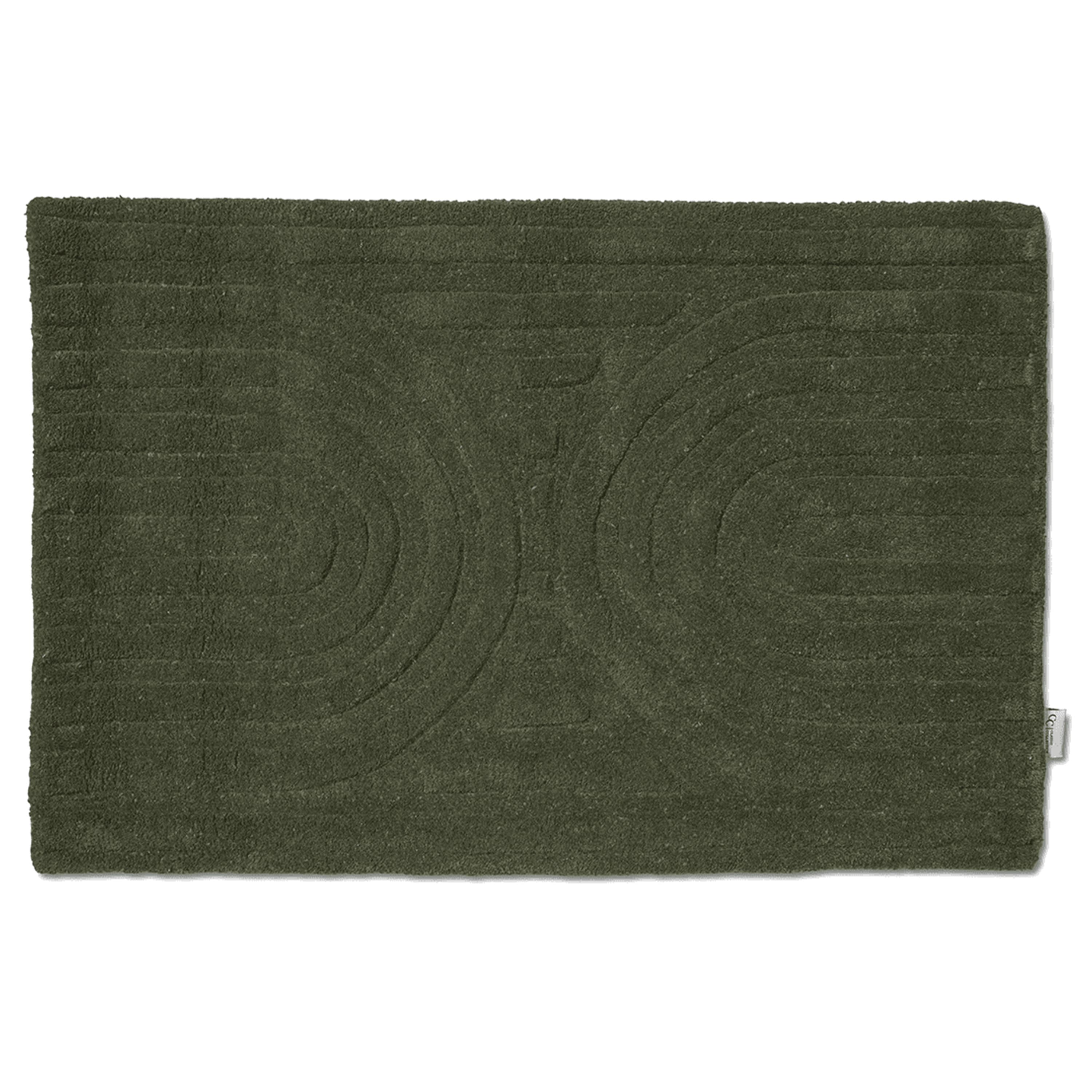 Curve Ovimatto Metsänvihreä 60x90