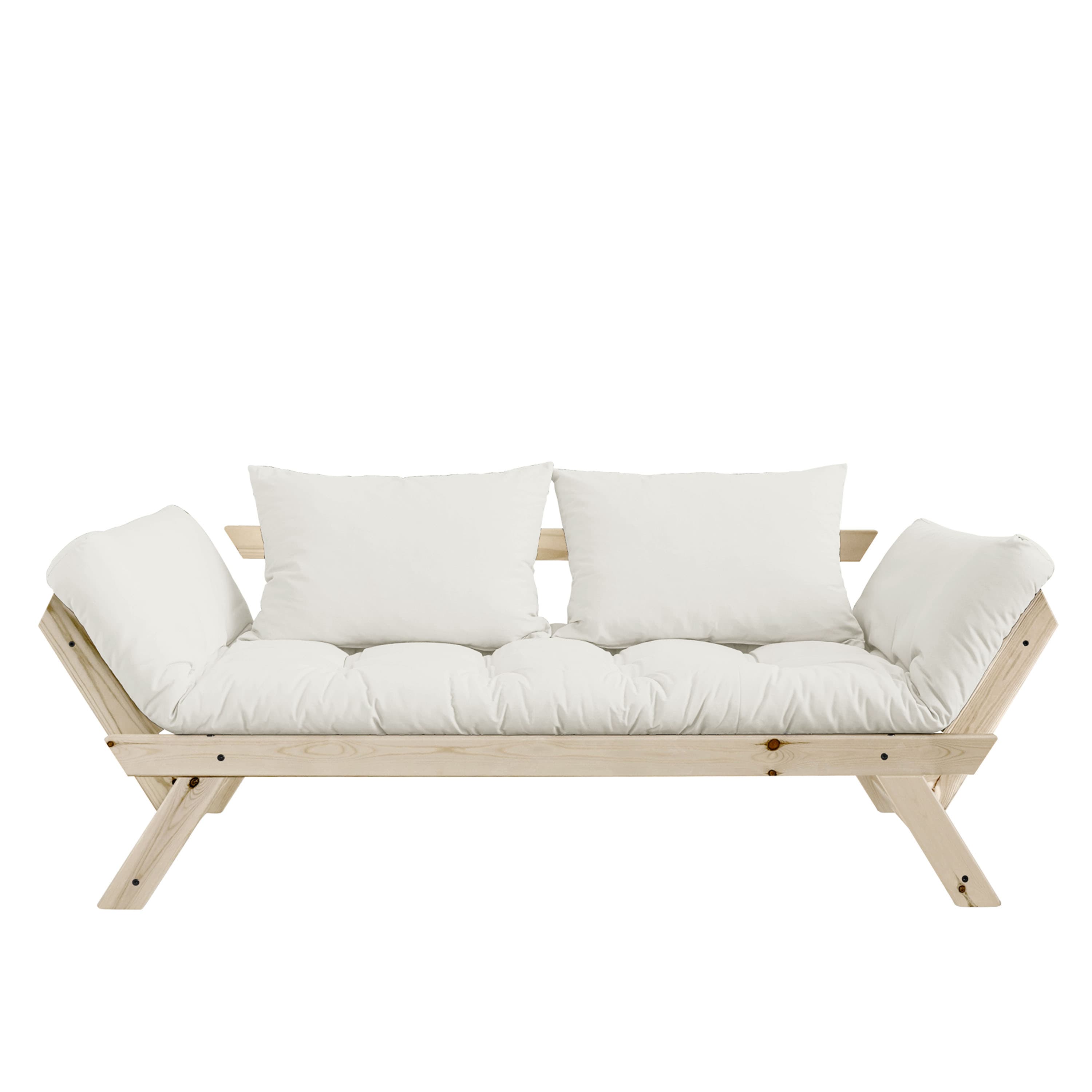 Bebop Sohvasänky Luonnollinen/Valkoinen 174 cm