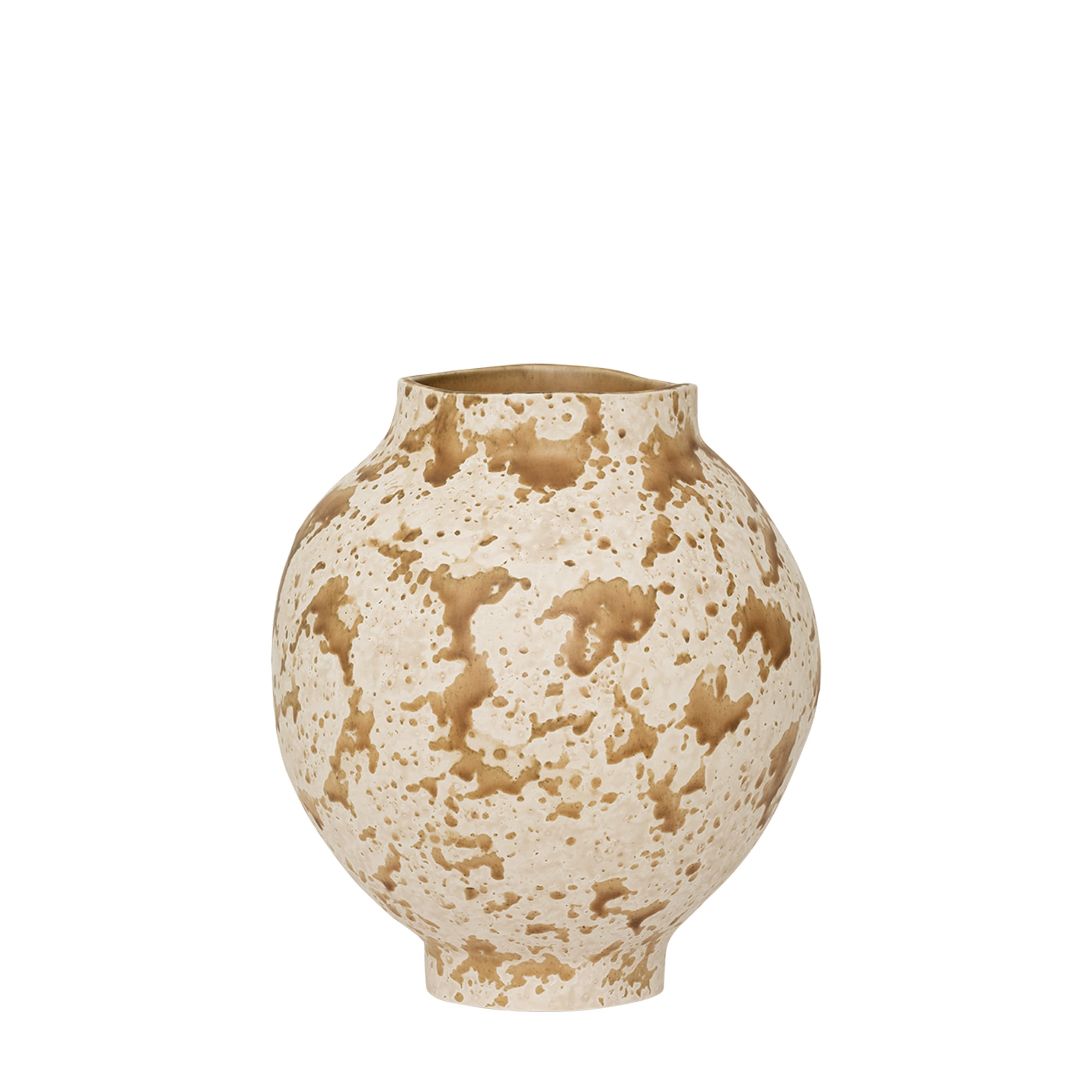 Heron Maljakko White/Brown 22cm