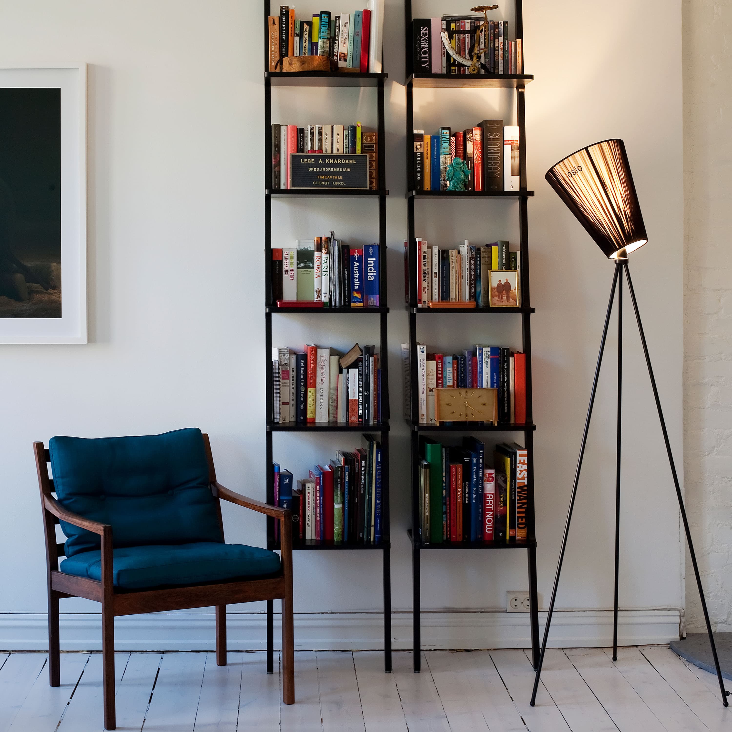Oslo Wood Lattiavalaisin Varjostin Black