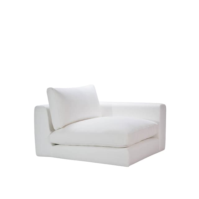 Capri 1 istuttava sohvaosa Oikea Käsinoja Valkoinen 107cm